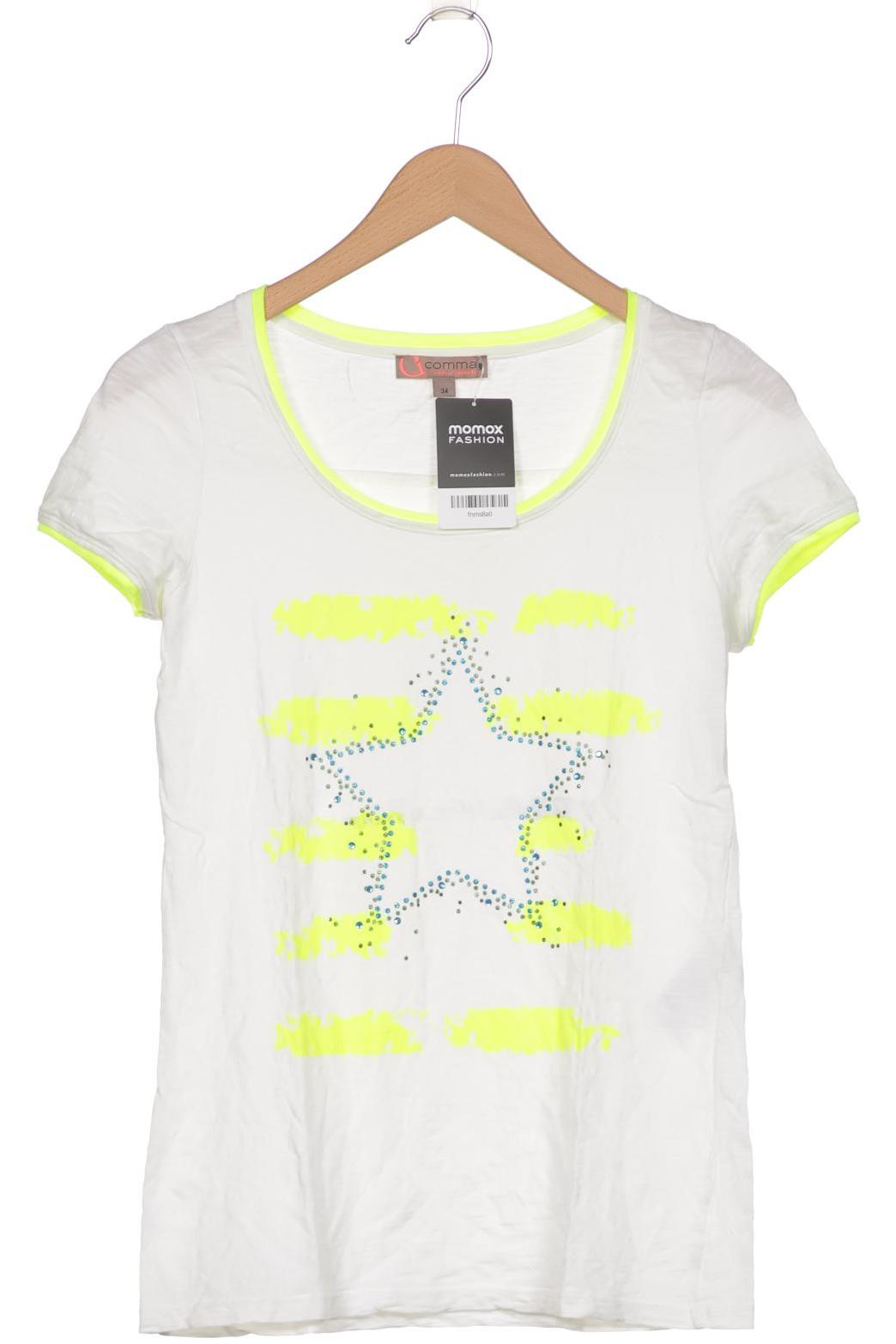 

Comma Damen T-Shirt, weiß
