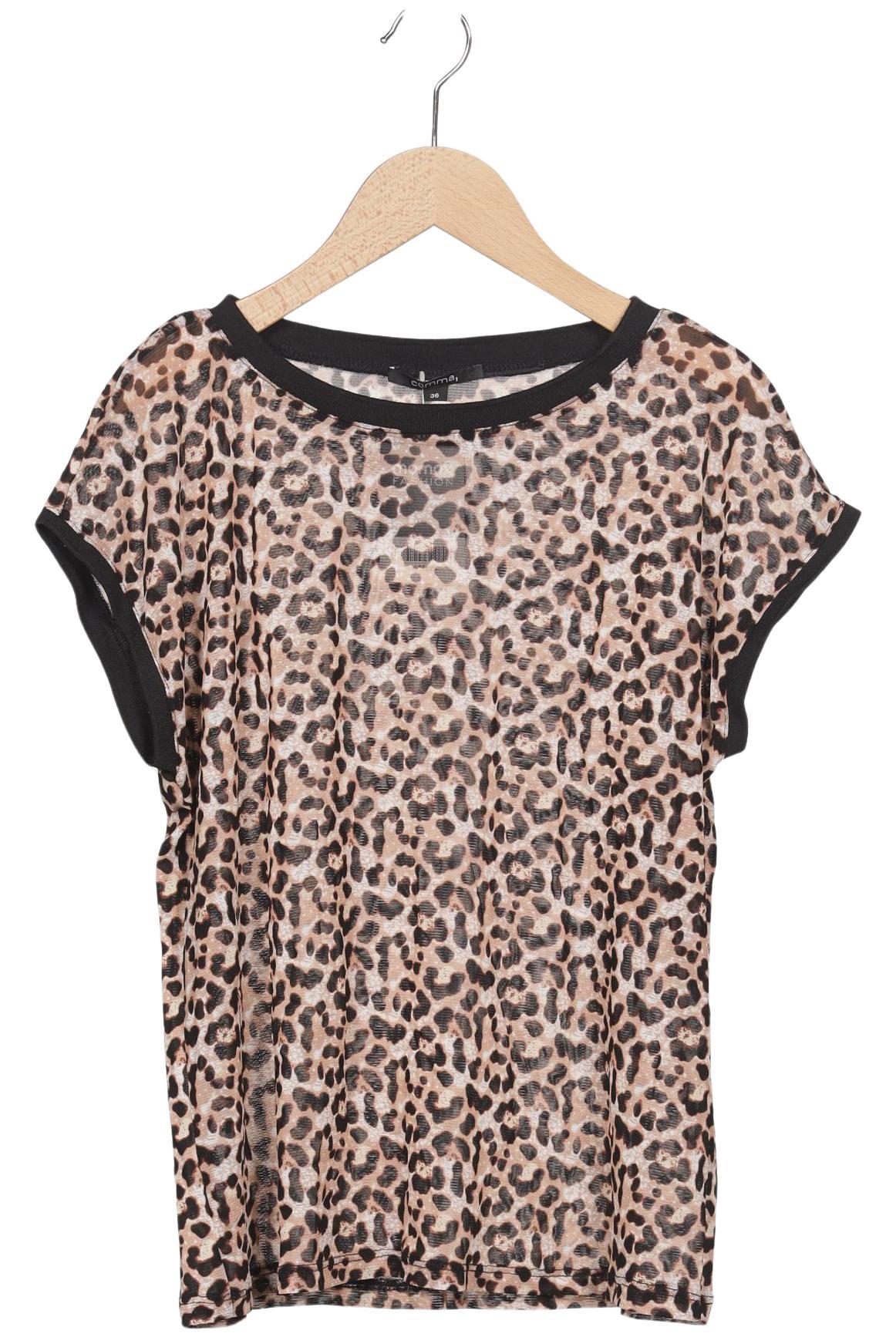 

Comma Damen T-Shirt, beige, Gr. 36