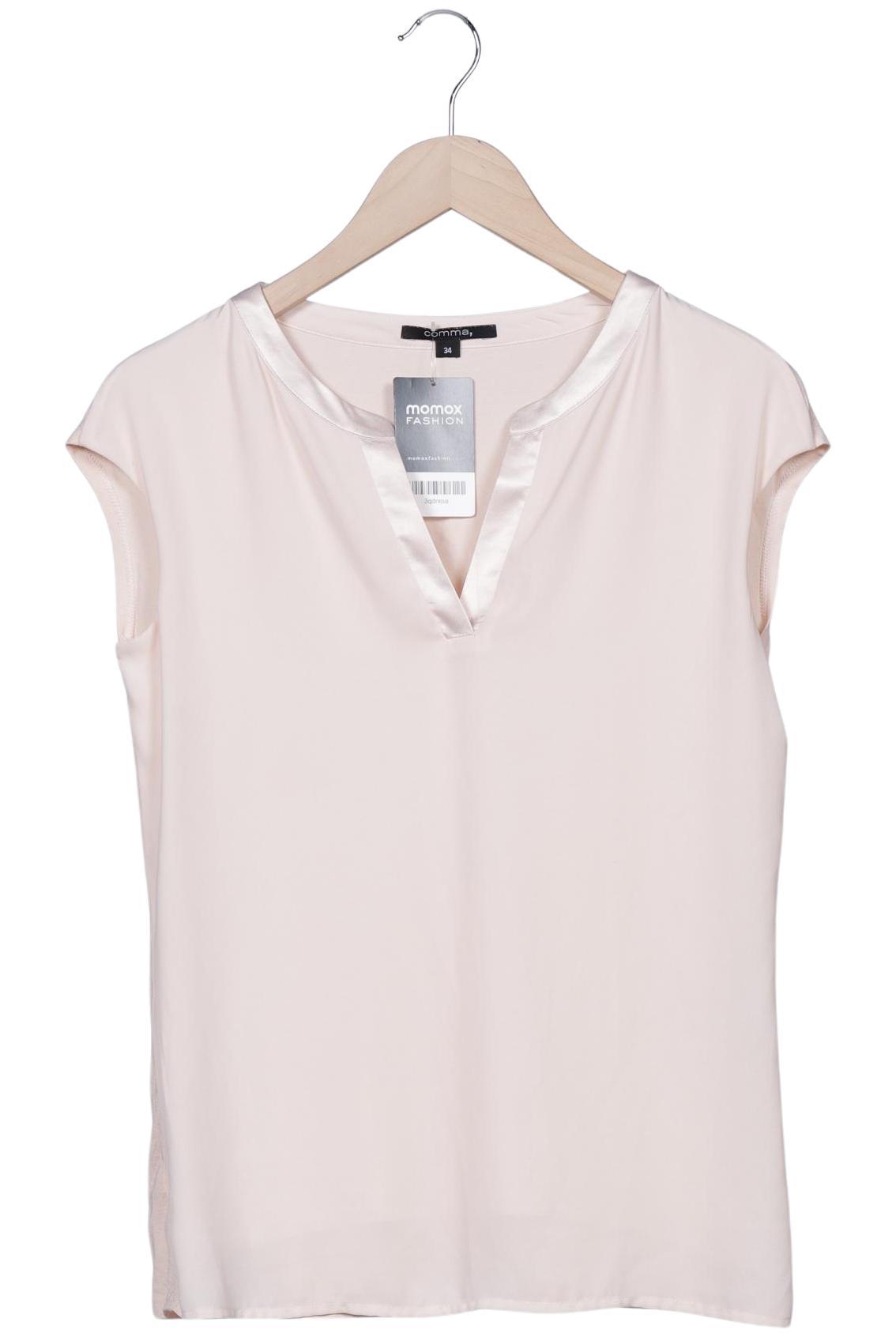 

Comma Damen T-Shirt, beige, Gr. 34