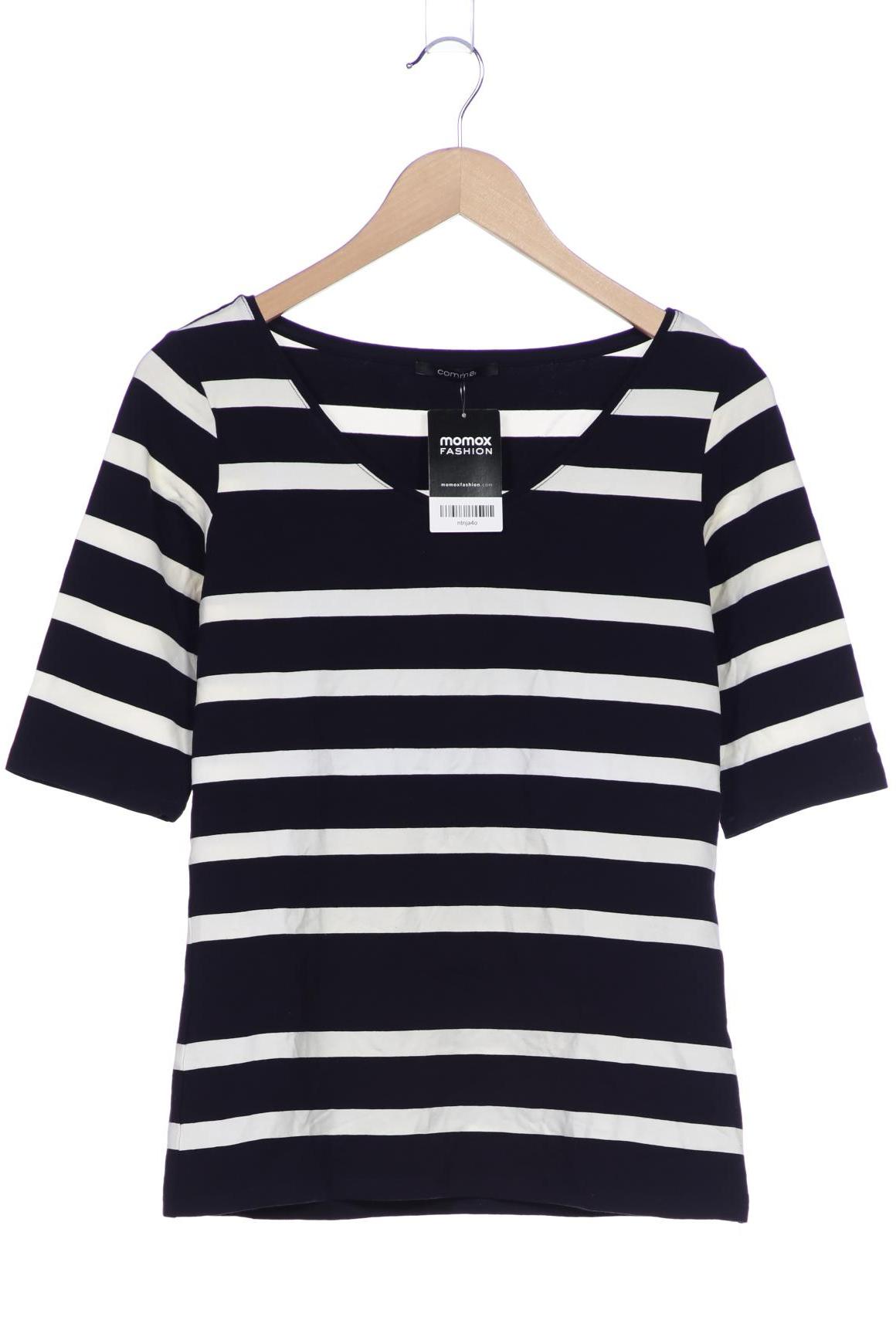 

Comma Damen T-Shirt, marineblau, Gr. 38