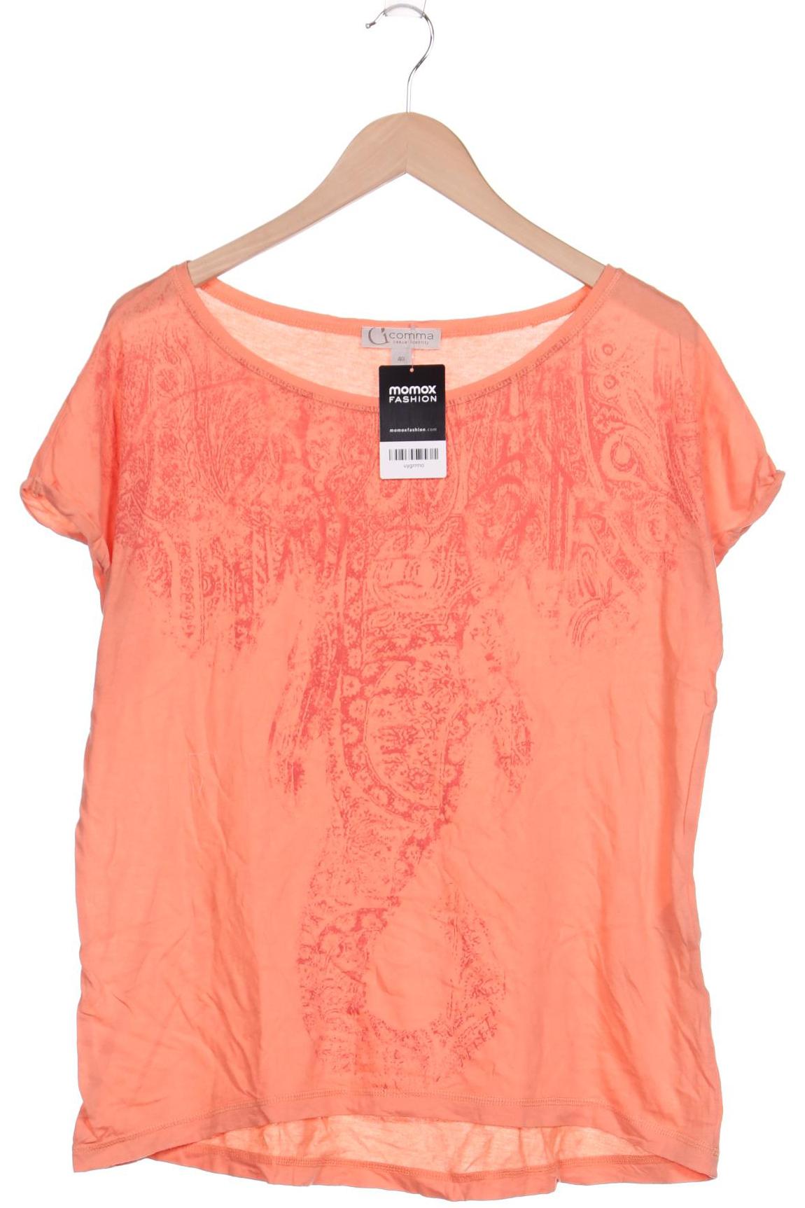 

Comma Damen T-Shirt, orange, Gr. 40