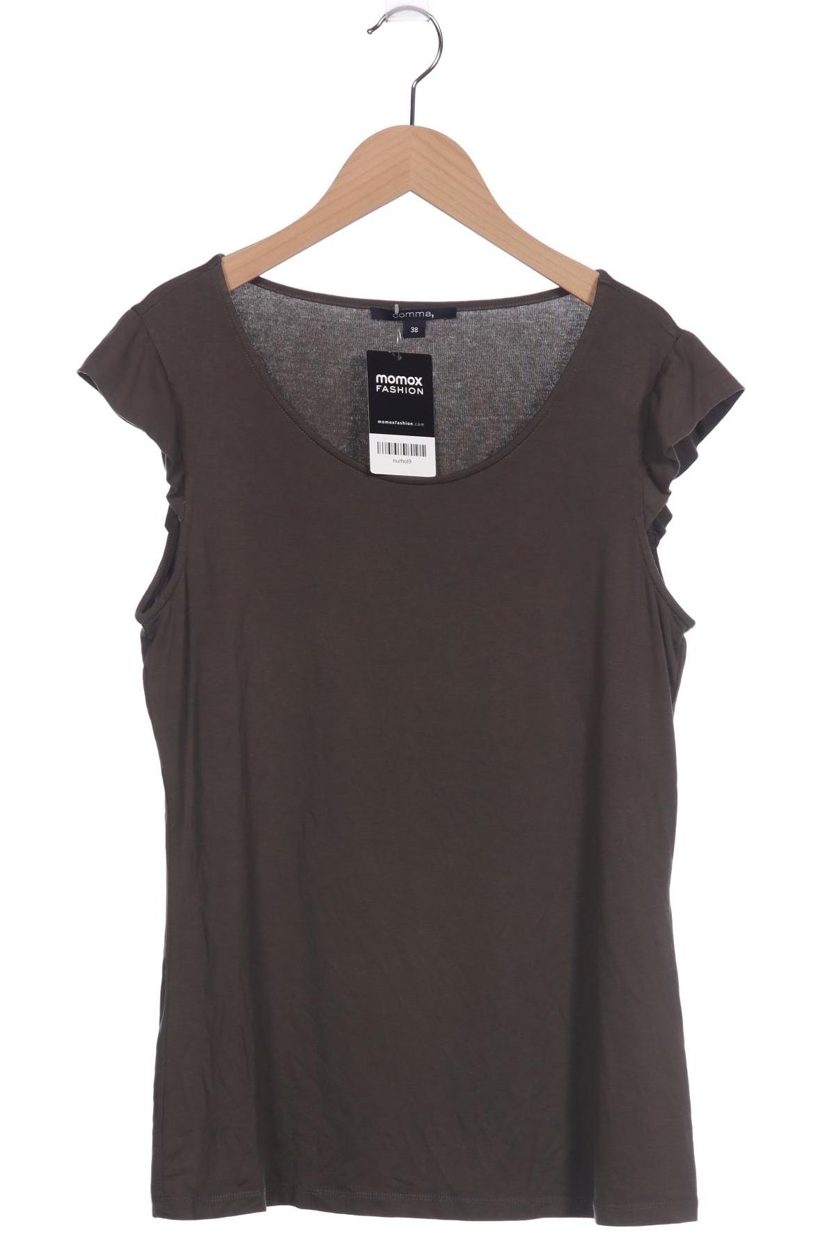 

Comma Damen T-Shirt, grün, Gr. 38