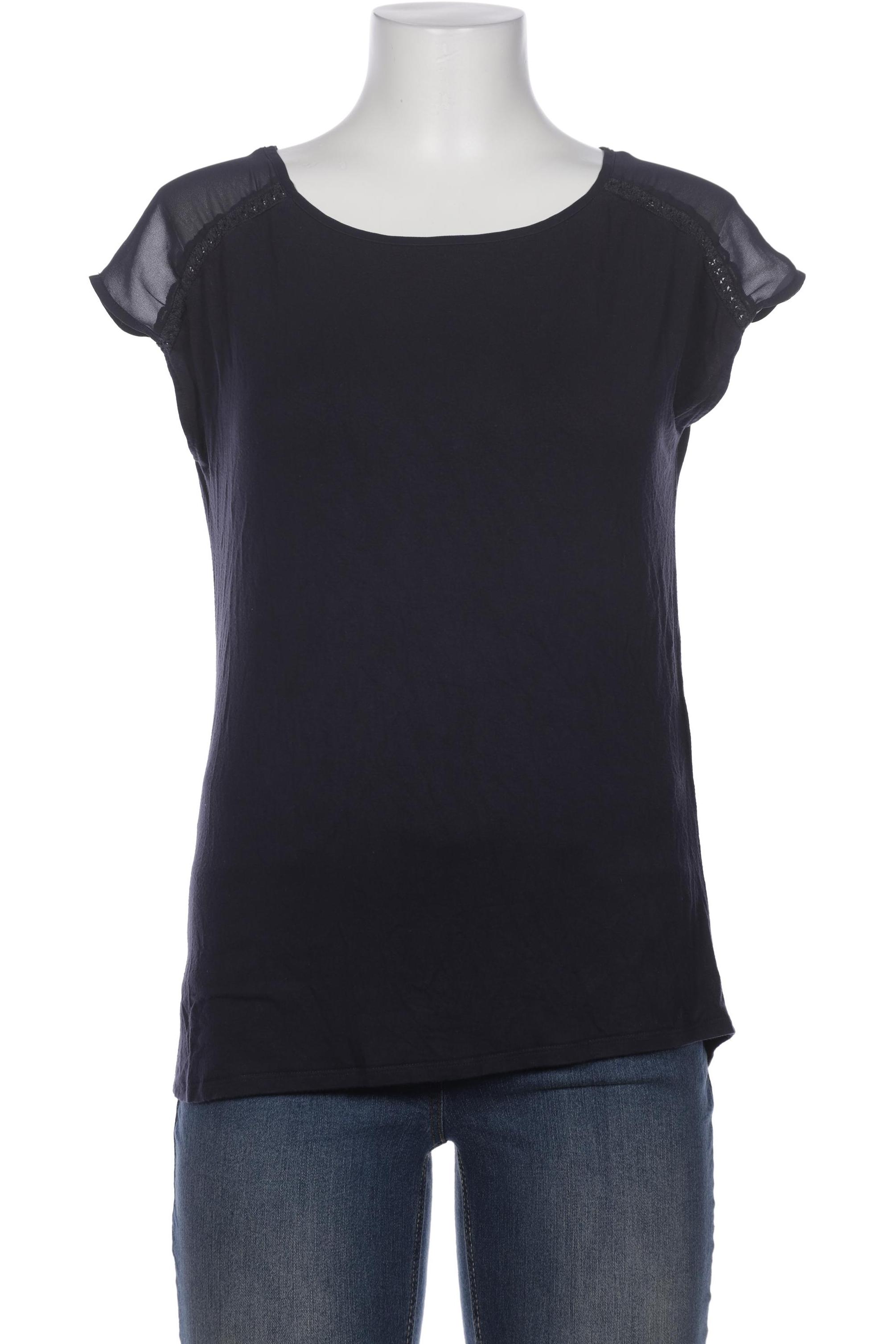 

Comma Damen T-Shirt, marineblau, Gr. 38