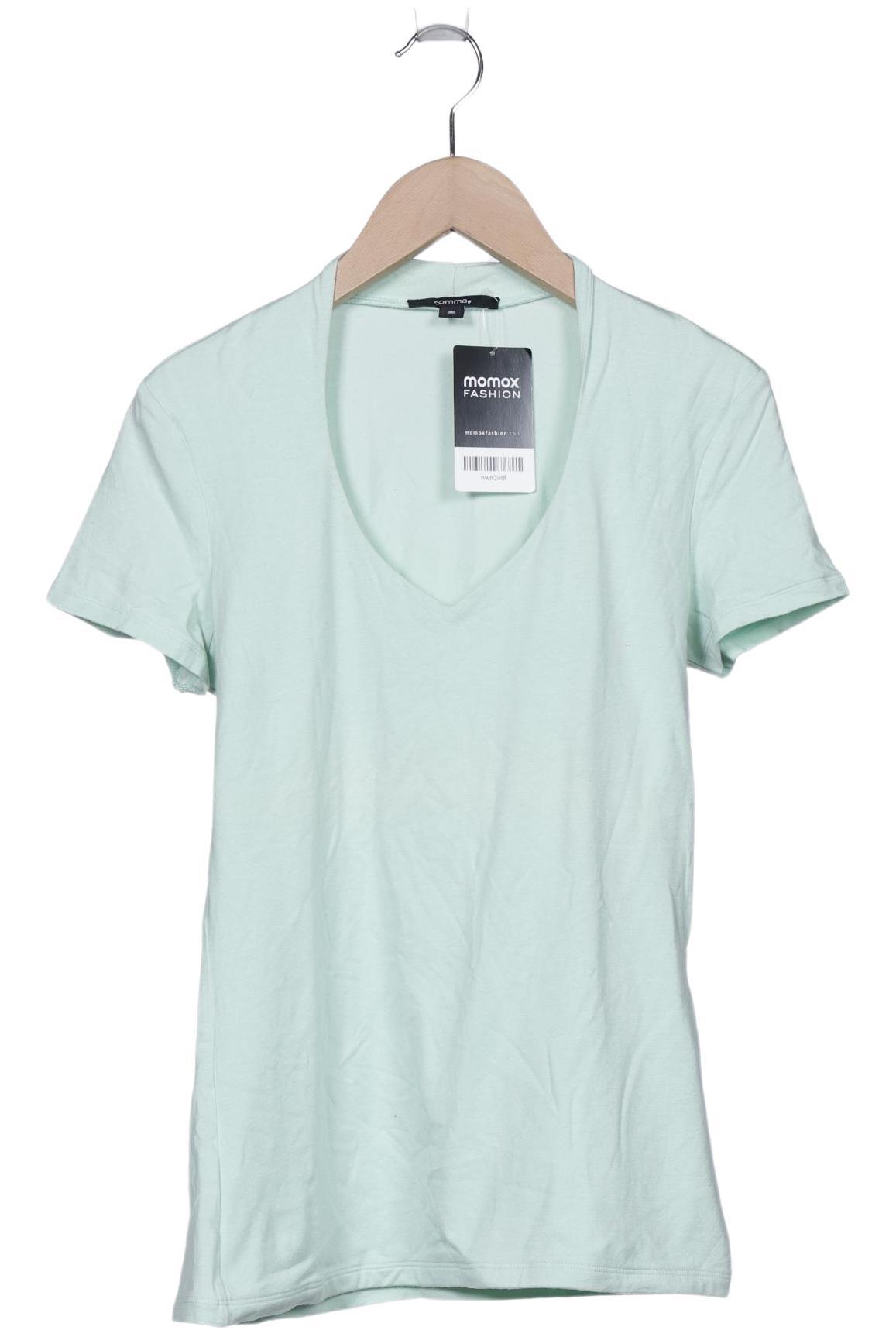

Comma Damen T-Shirt, hellgrün, Gr. 36
