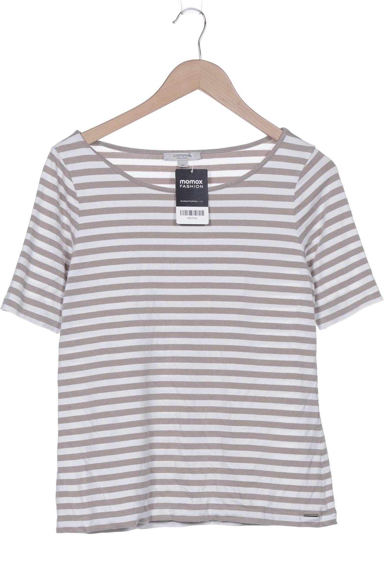 

Comma Damen T-Shirt, braun, Gr. 44