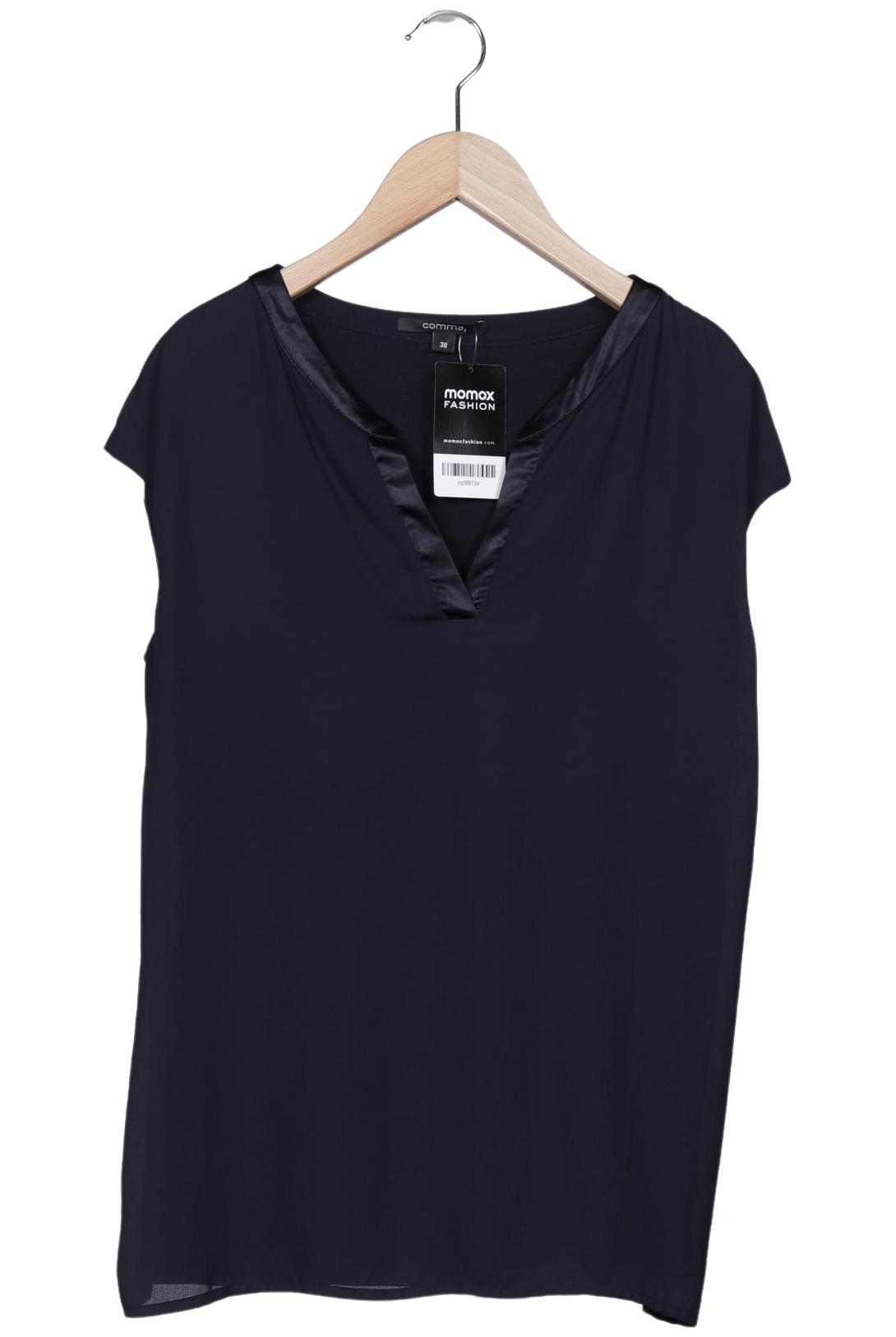

Comma Damen T-Shirt, marineblau, Gr. 38
