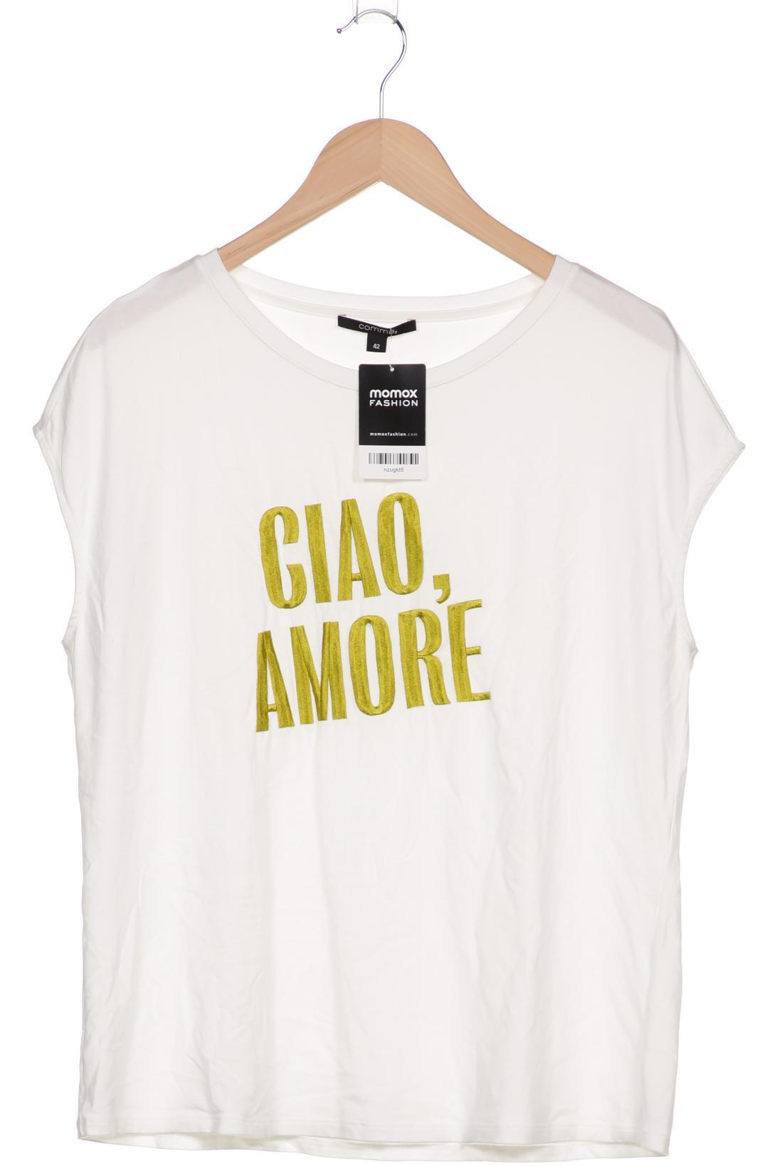 

Comma Damen T-Shirt, weiß