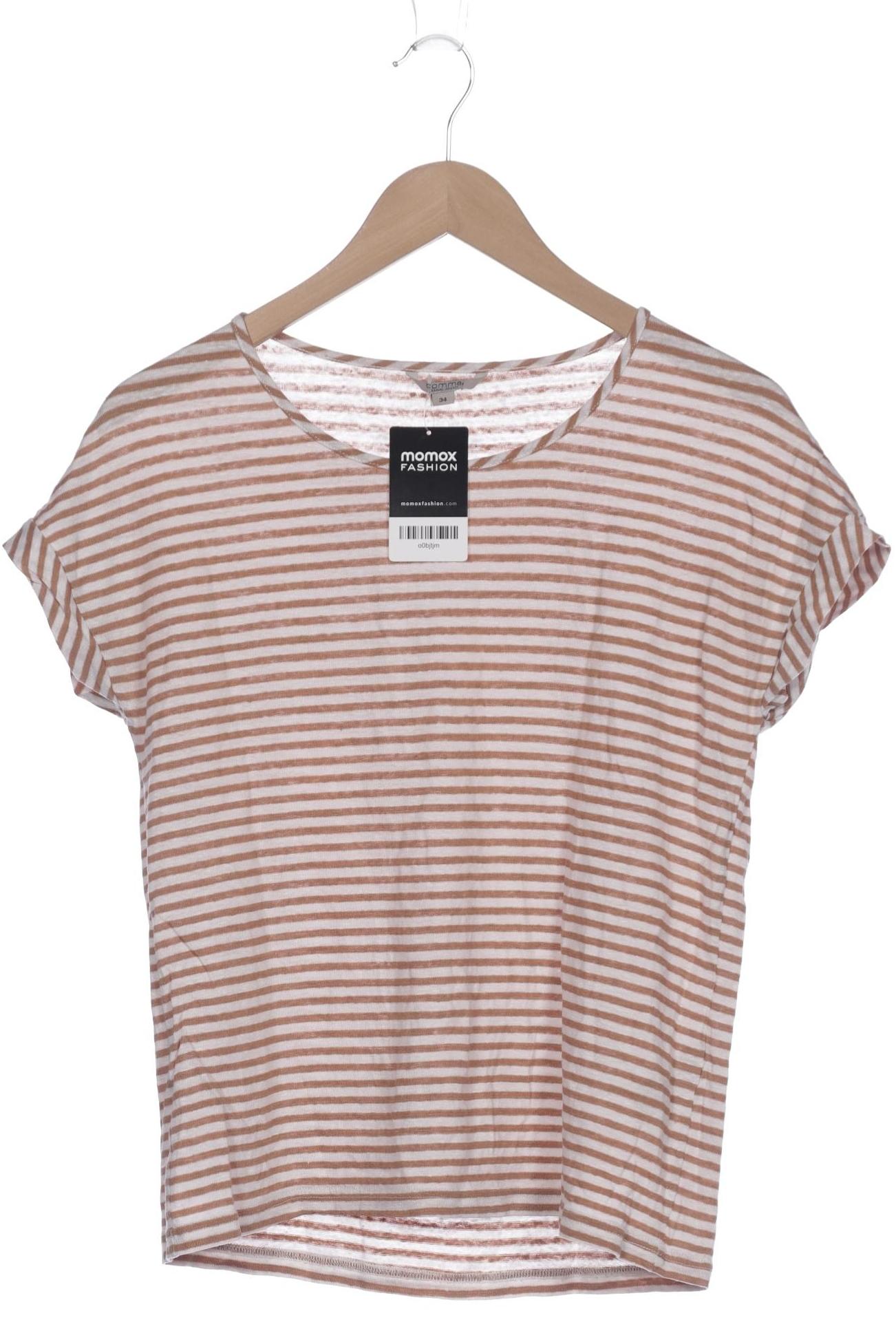 

Comma Damen T-Shirt, braun, Gr. 34