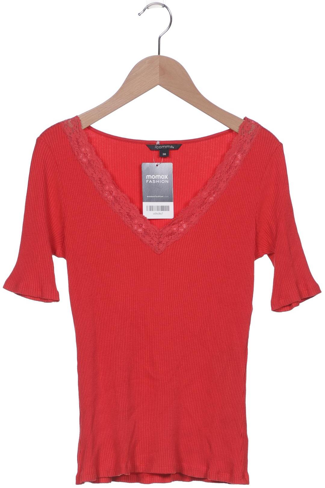

Comma Damen T-Shirt, rot