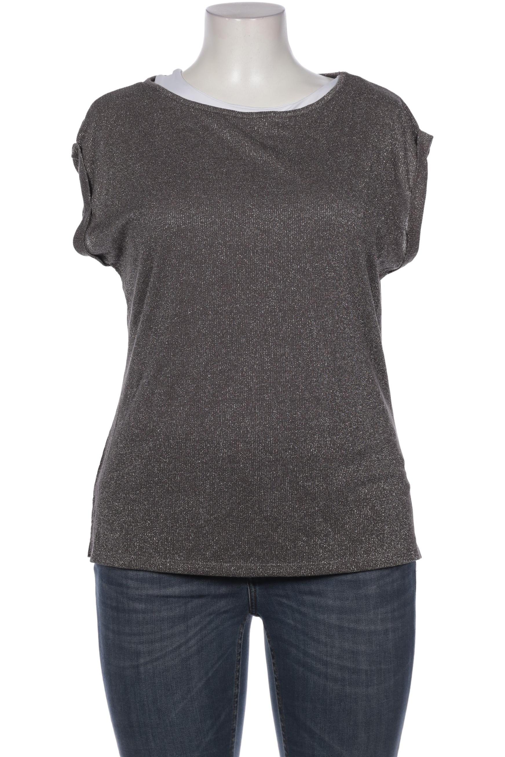 

Comma Damen T-Shirt, silber, Gr. 42