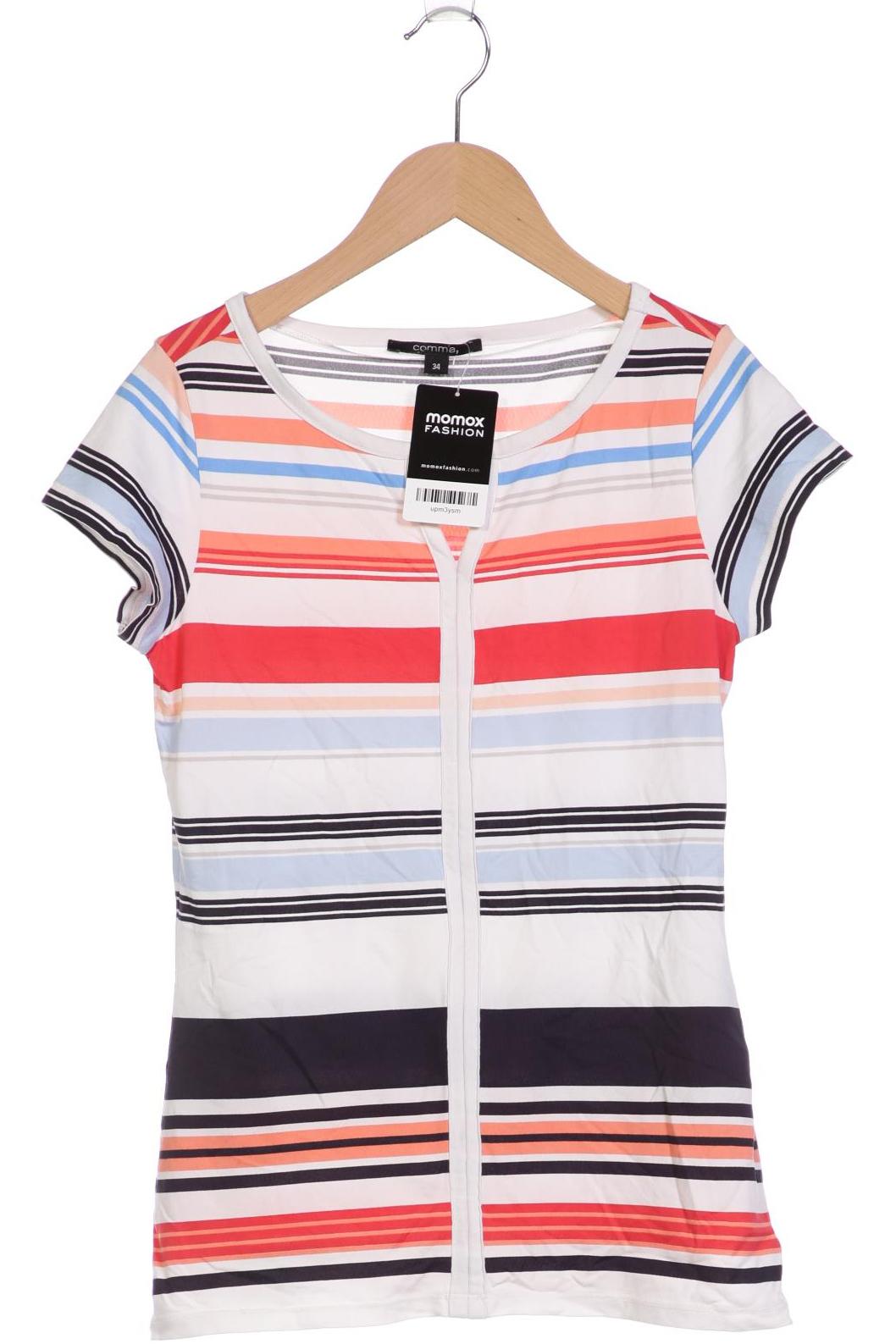 

Comma Damen T-Shirt, mehrfarbig, Gr. 34