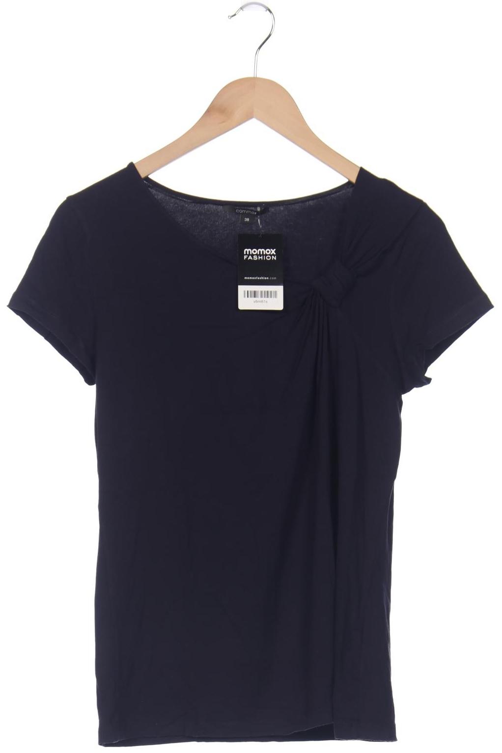 

Comma Damen T-Shirt, marineblau, Gr. 38