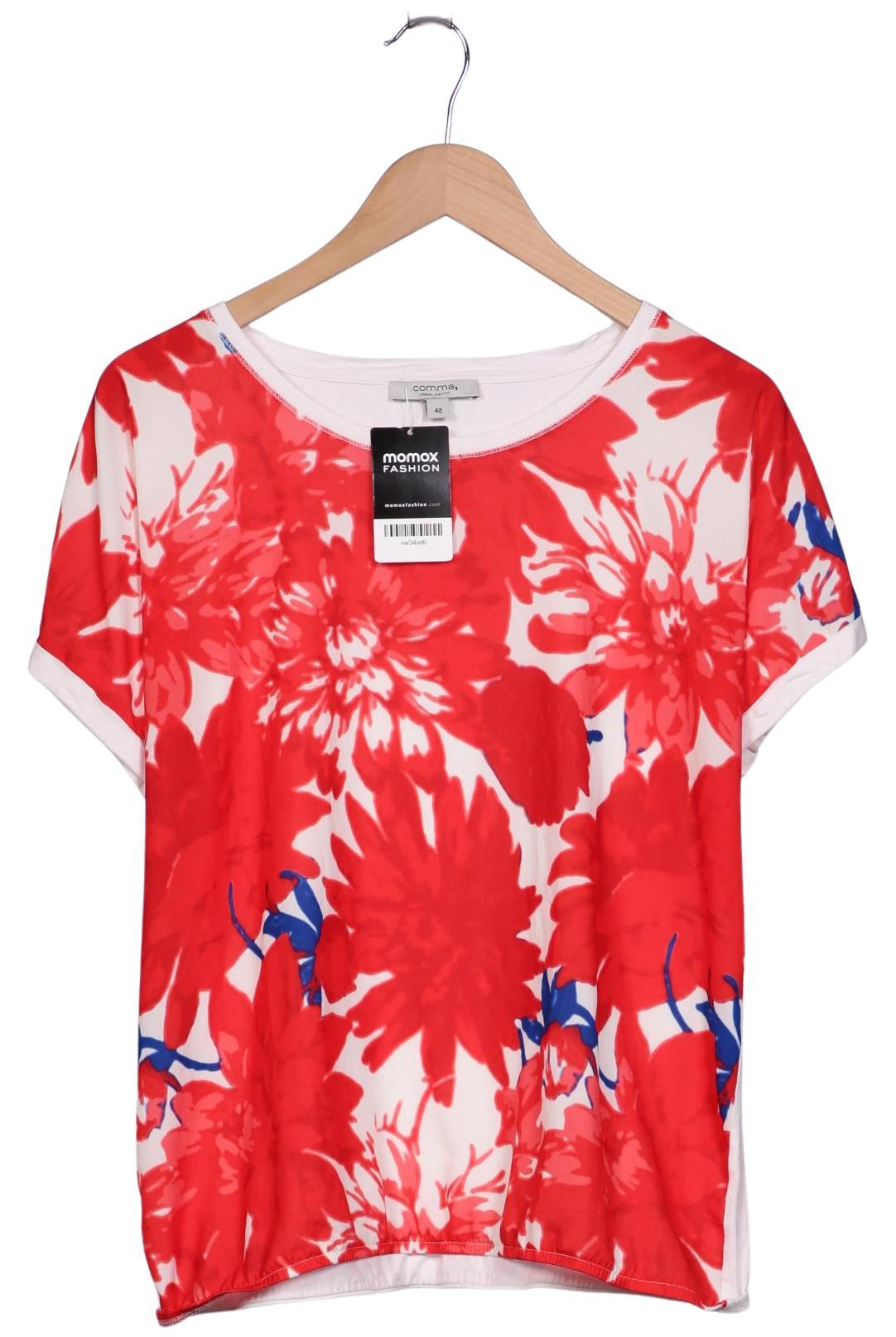 

Comma Damen T-Shirt, rot, Gr. 42