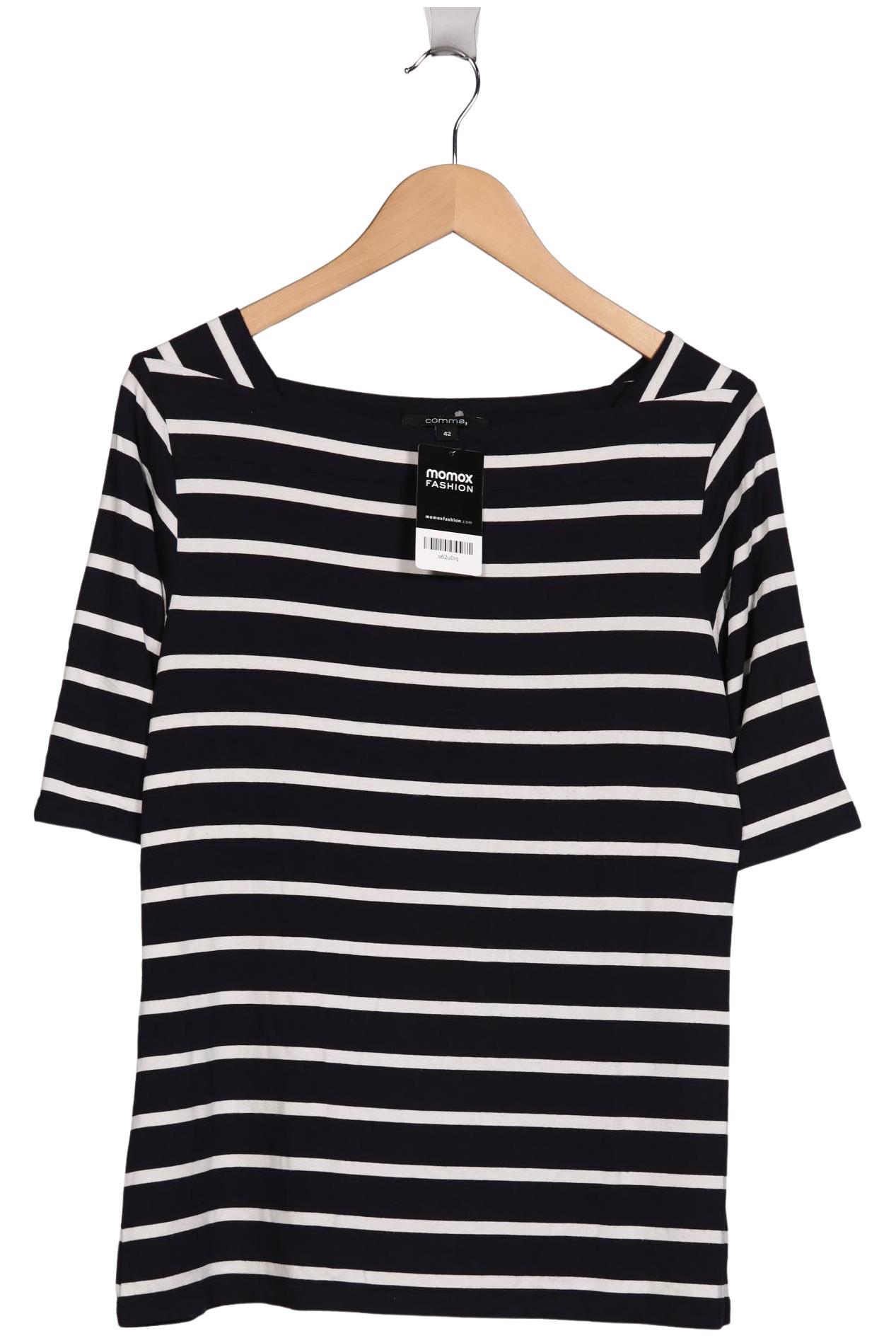 

Comma Damen T-Shirt, schwarz, Gr. 42