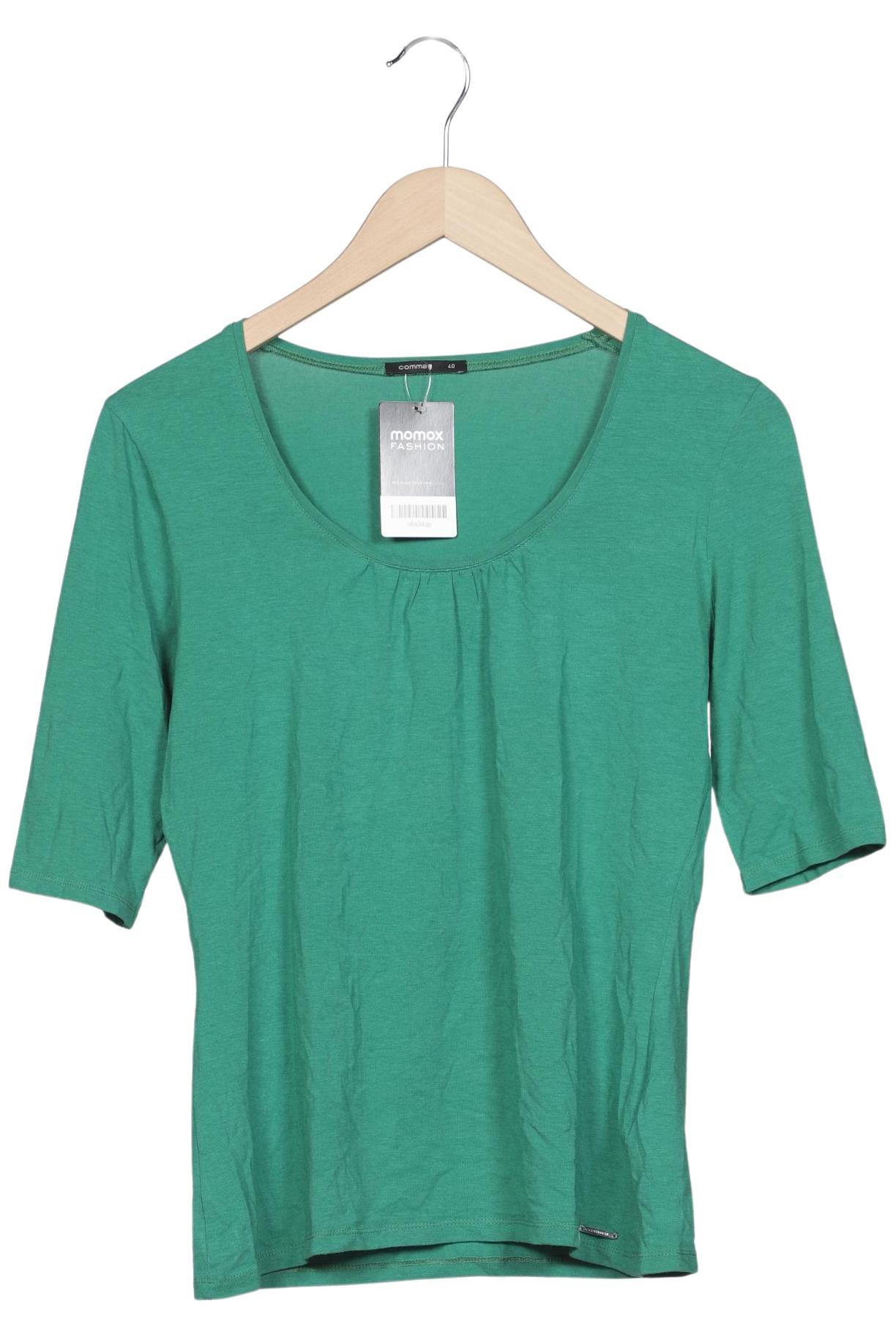 

Comma Damen T-Shirt, grün, Gr. 40