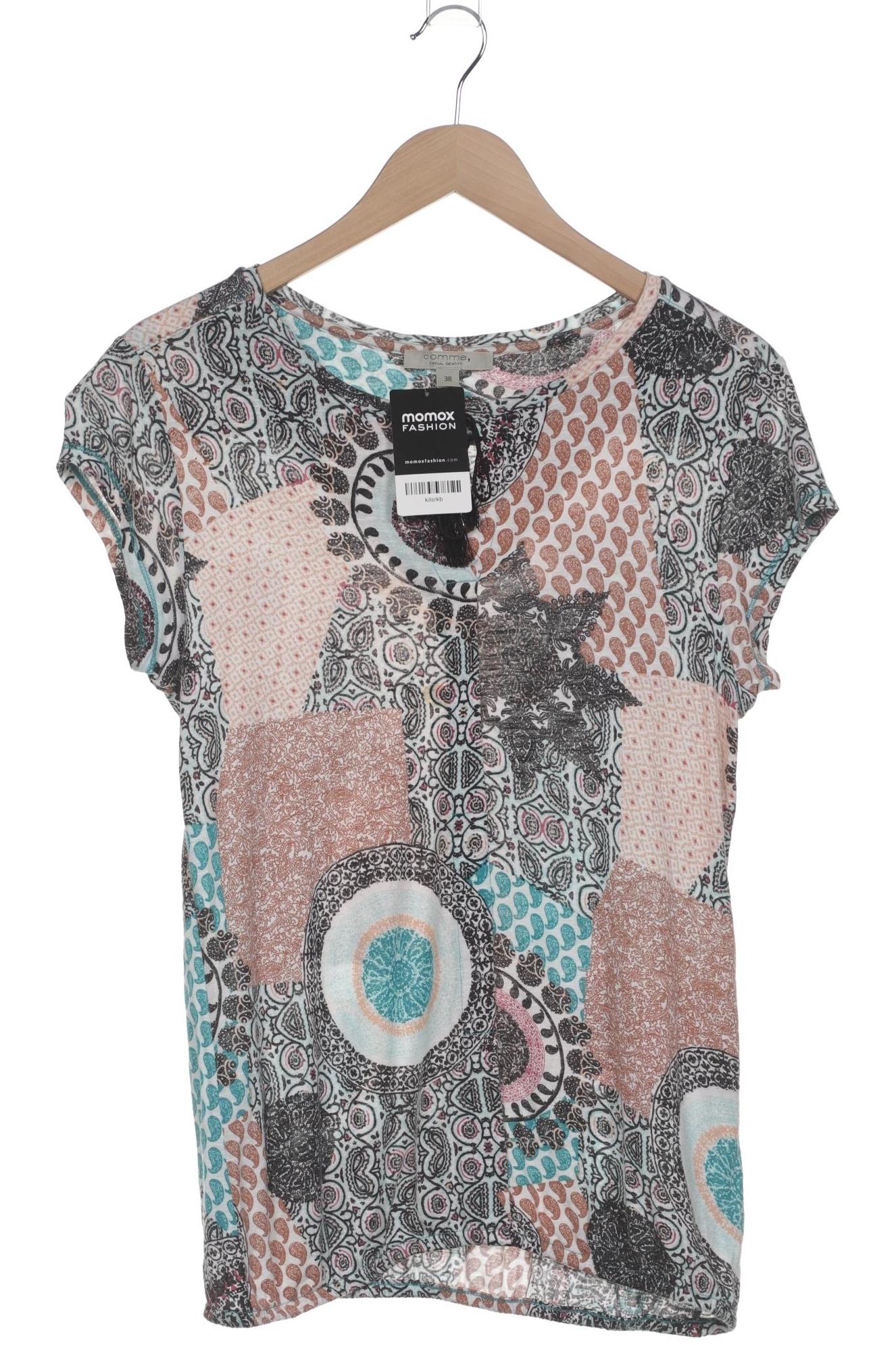

Comma Damen T-Shirt, mehrfarbig, Gr. 38
