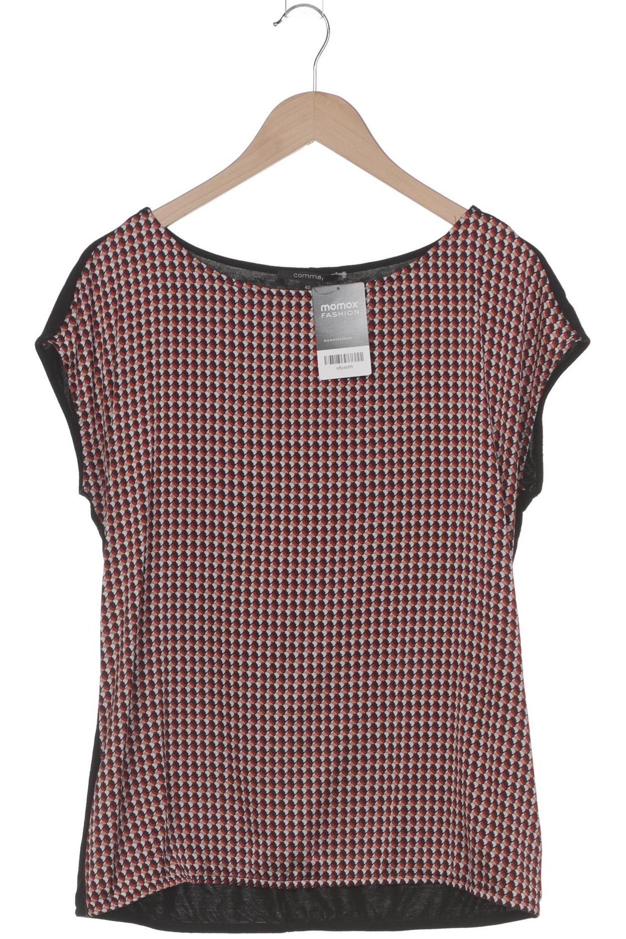 

Comma Damen T-Shirt, mehrfarbig, Gr. 40