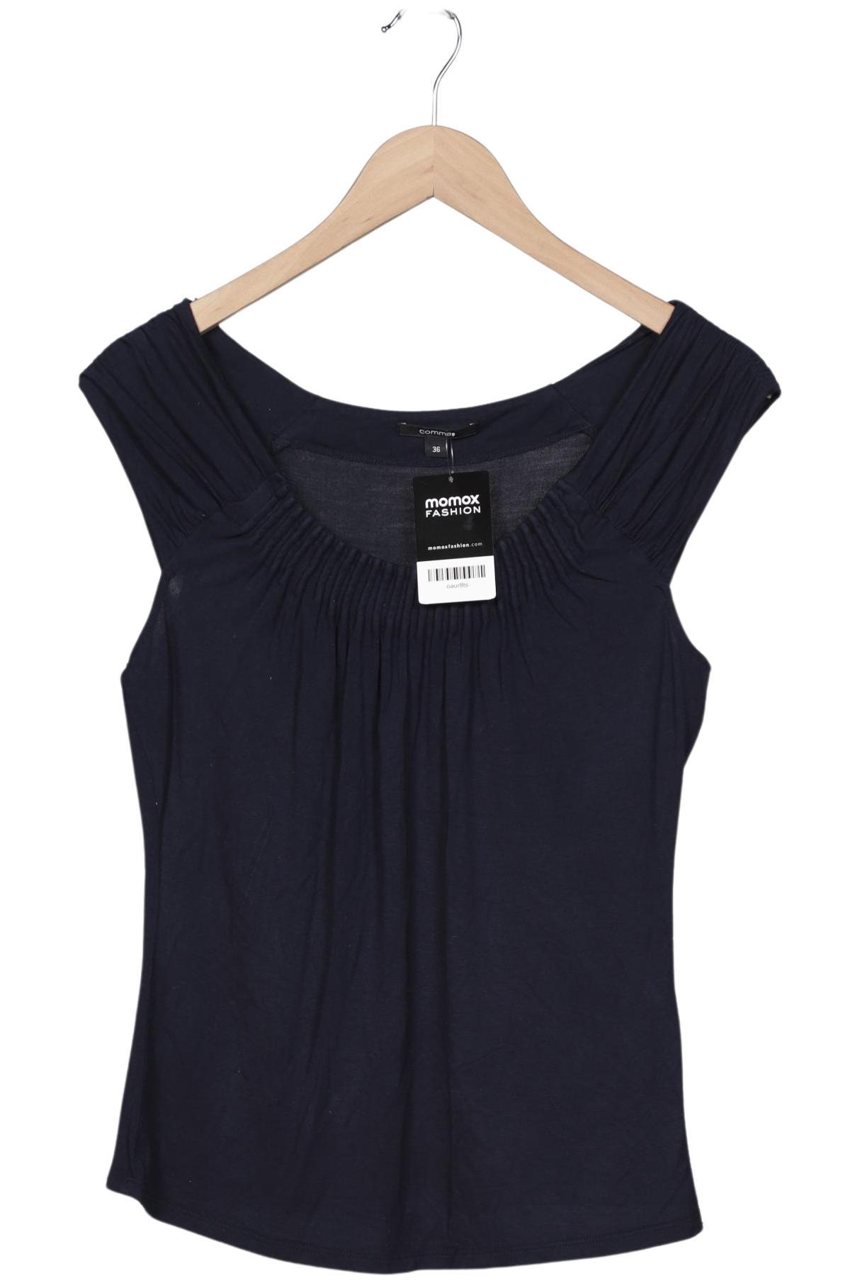 

Comma Damen T-Shirt, marineblau, Gr. 36