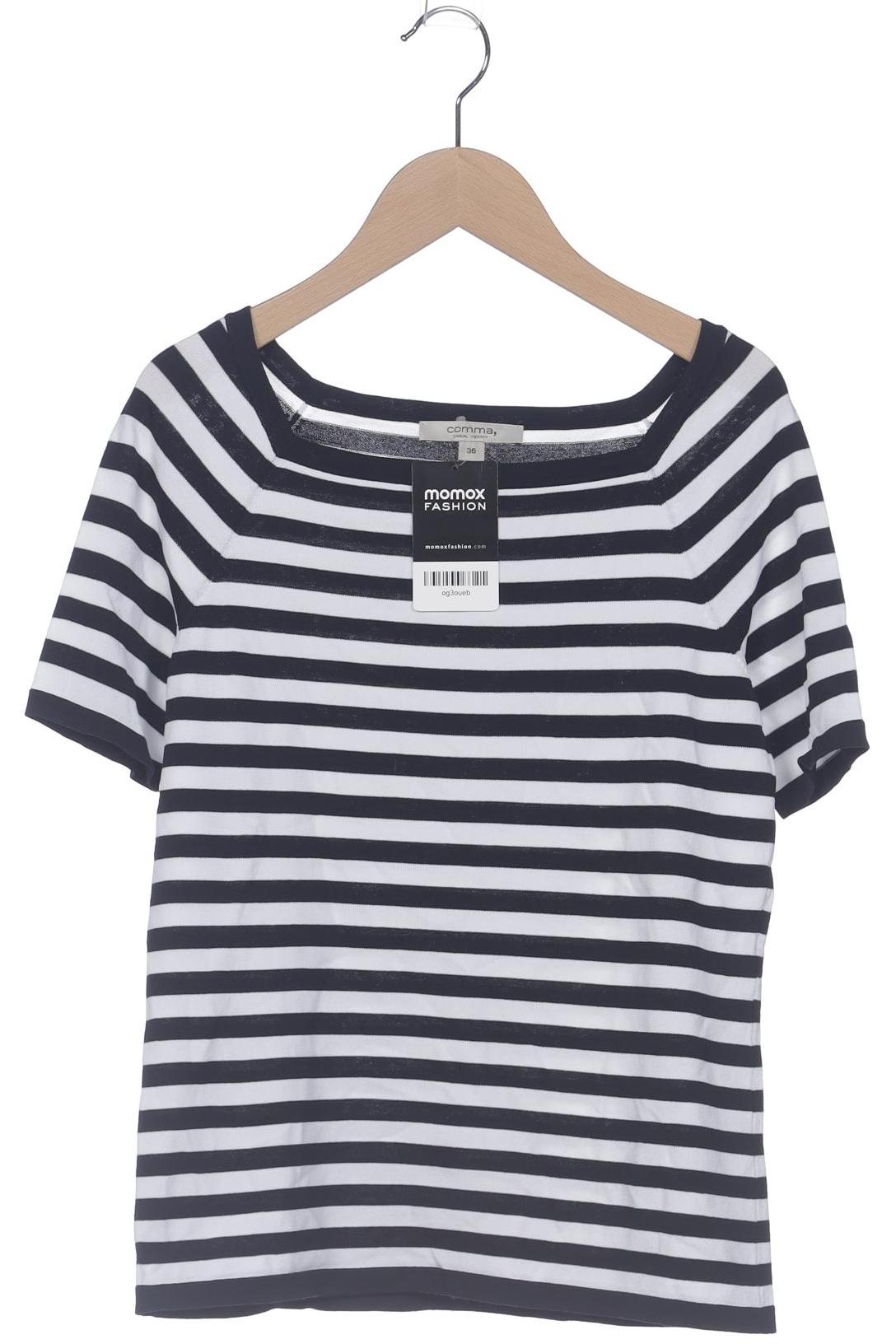 

Comma Damen T-Shirt, schwarz, Gr. 36