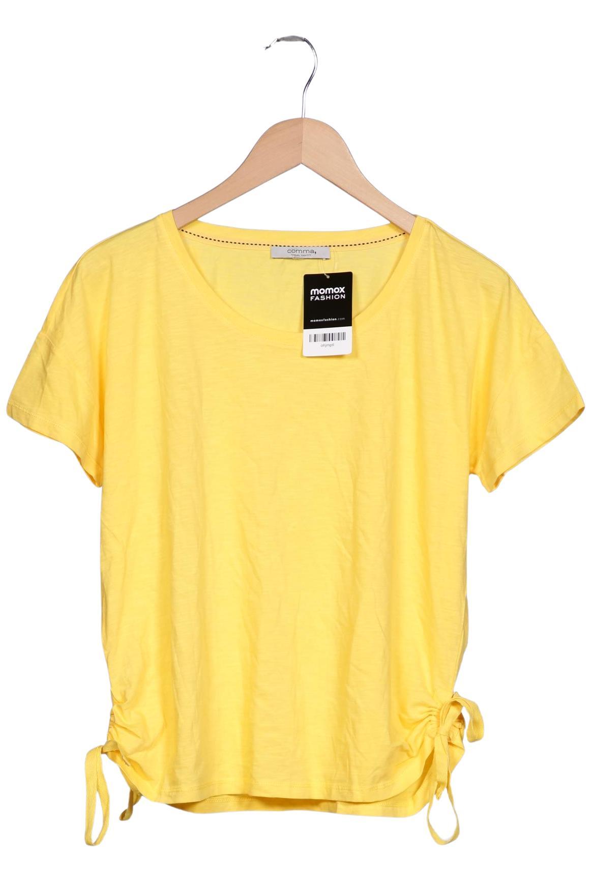 

Comma Damen T-Shirt, gelb, Gr. 38