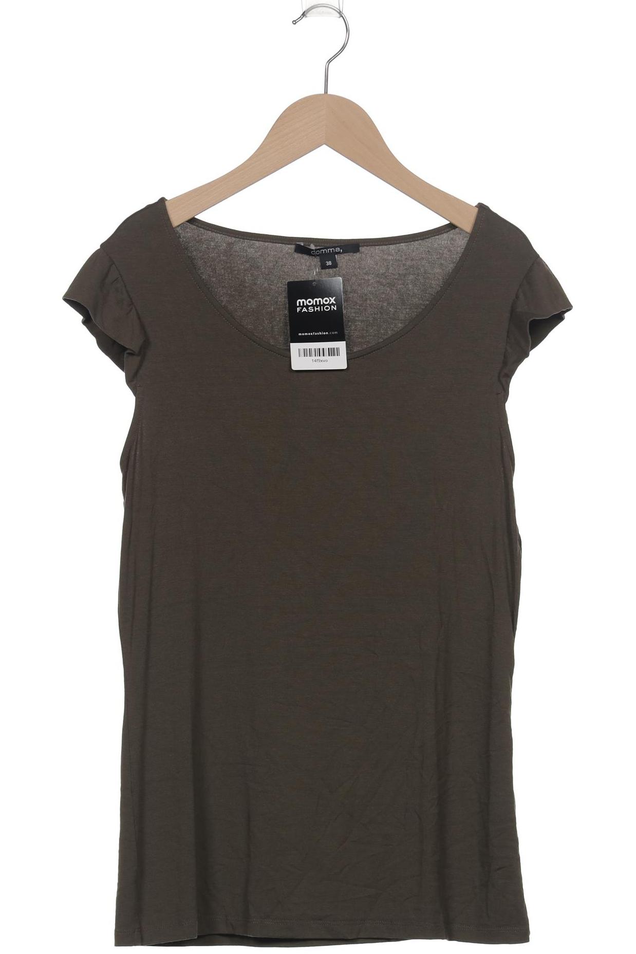 

Comma Damen T-Shirt, grün, Gr. 38