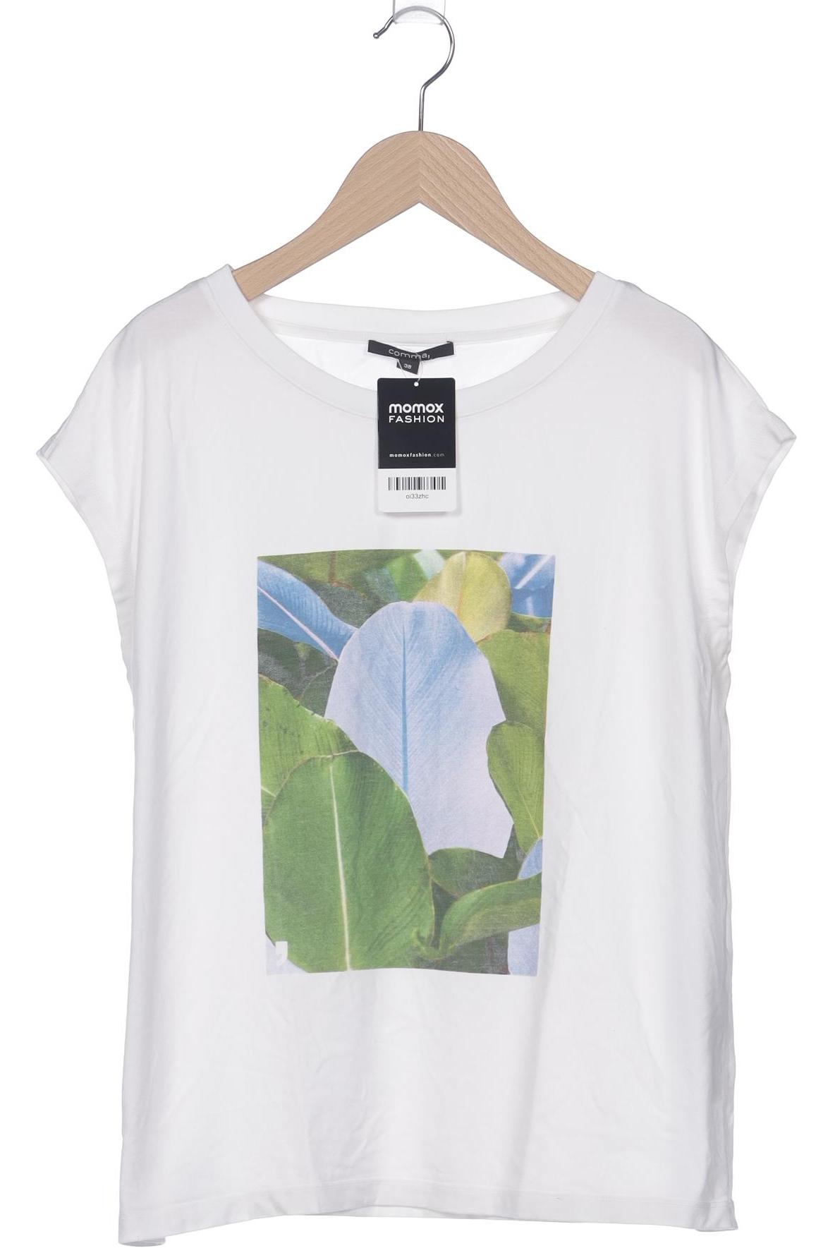 

Comma Damen T-Shirt, cremeweiß, Gr. 38