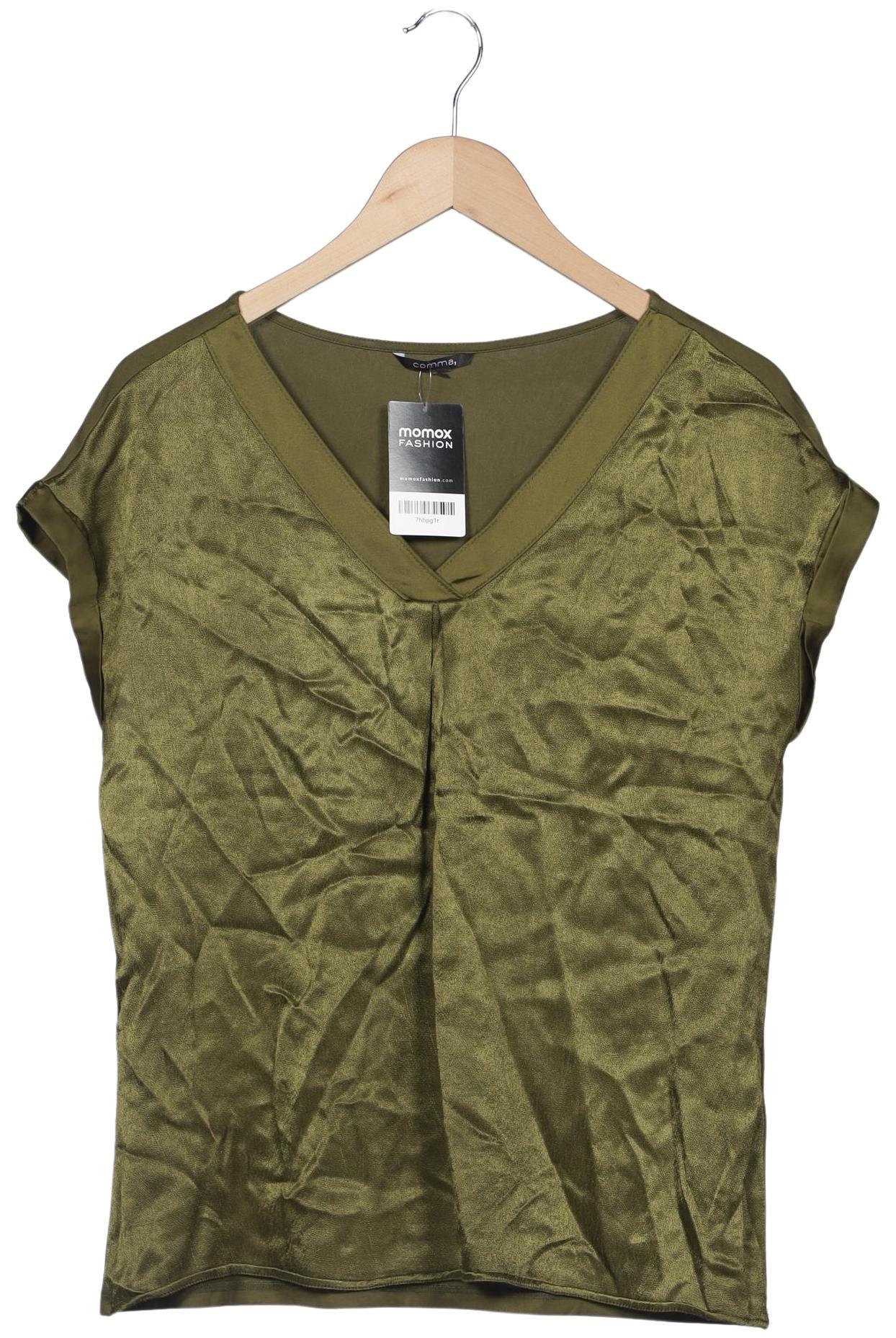 

Comma Damen T-Shirt, grün, Gr. 42