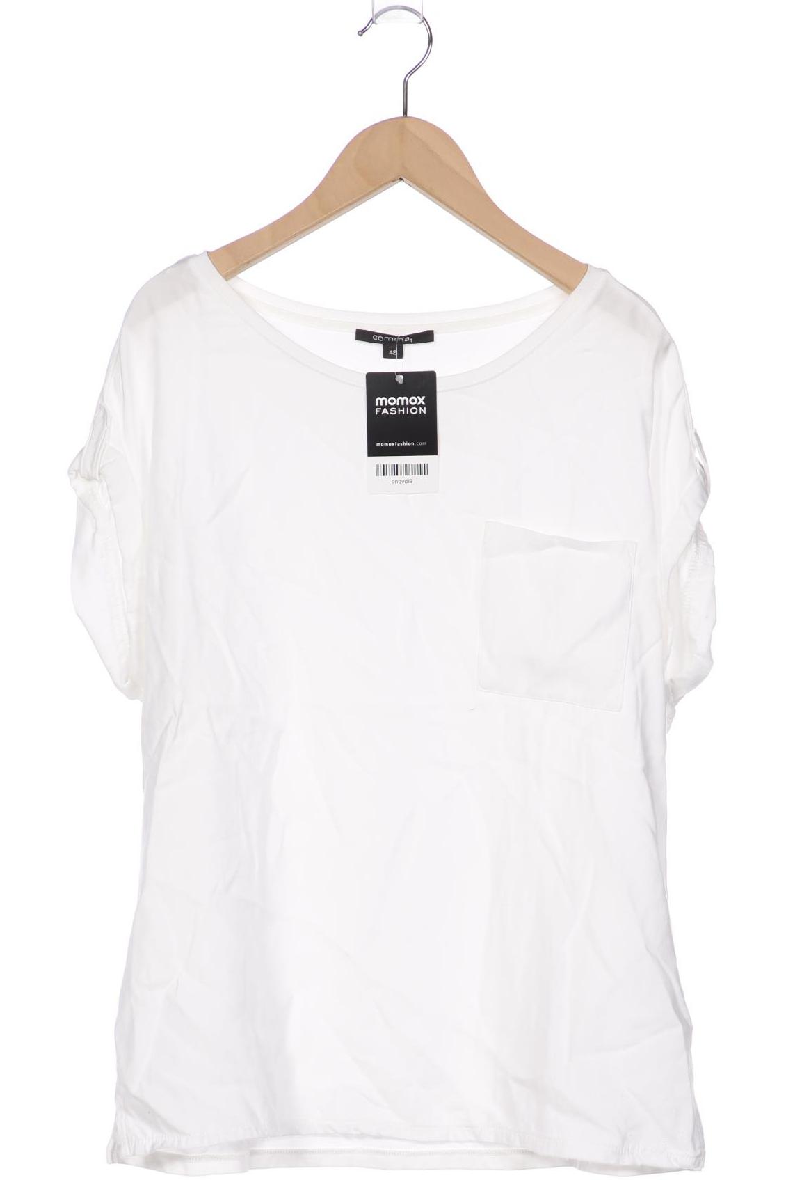 

Comma Damen T-Shirt, weiß