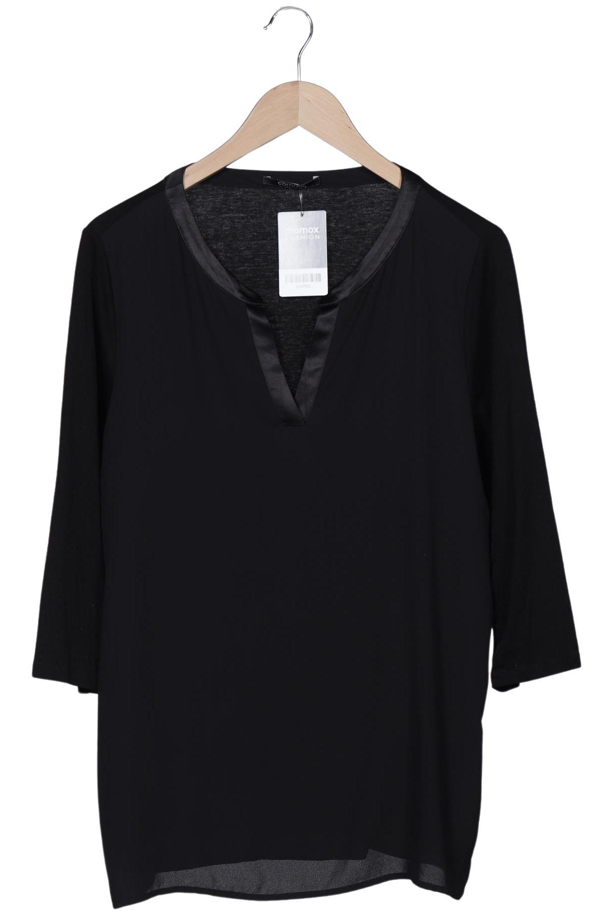 

Comma Damen T-Shirt, schwarz, Gr. 44