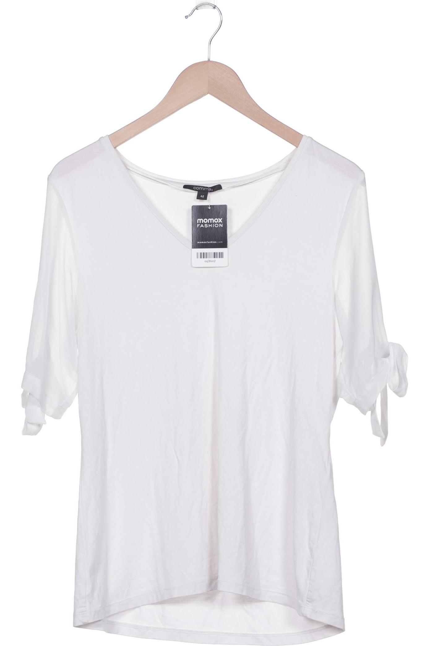 

Comma Damen T-Shirt, weiß