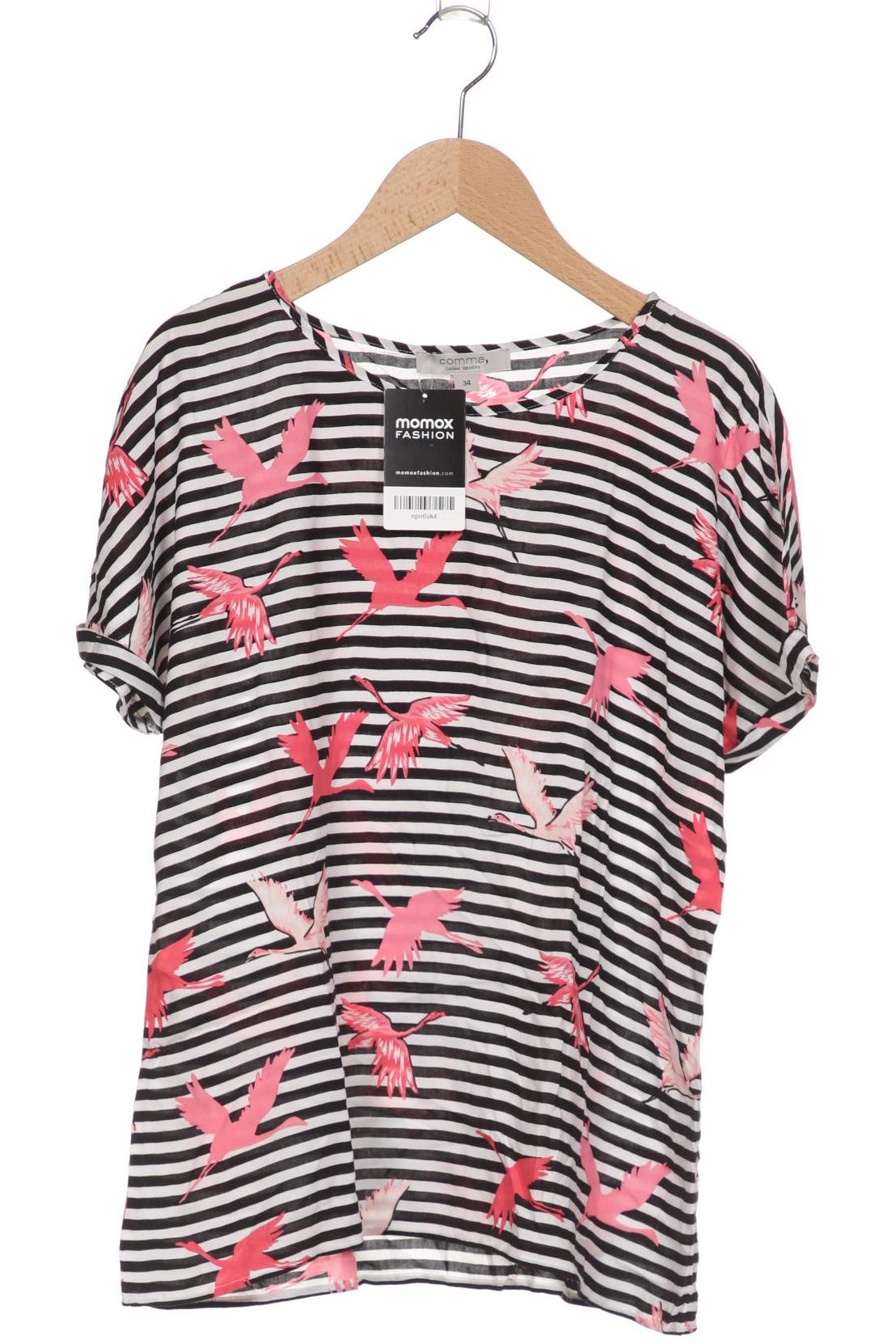 

Comma Damen T-Shirt, mehrfarbig, Gr. 34
