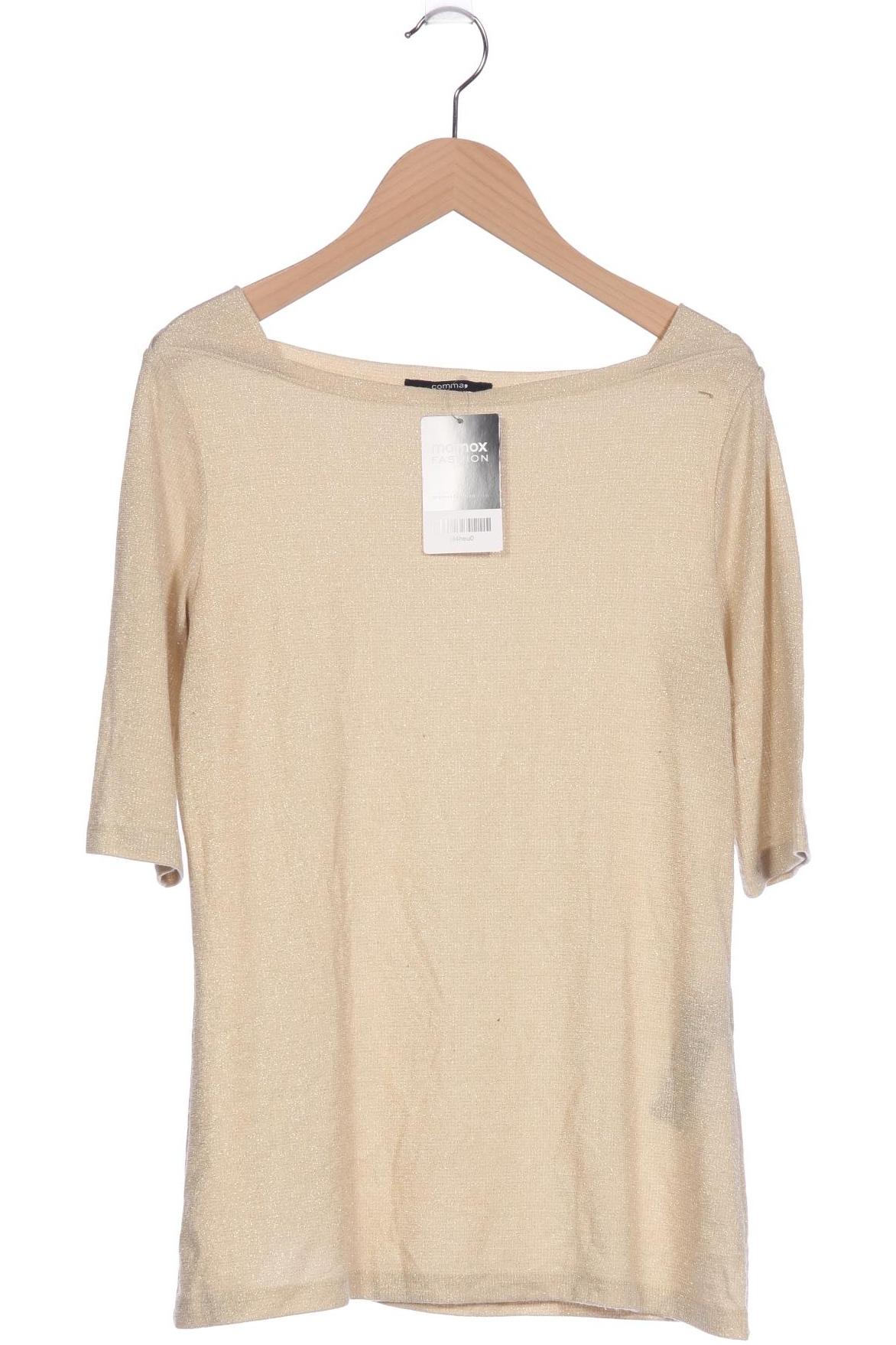 

Comma Damen T-Shirt, gold, Gr. 40