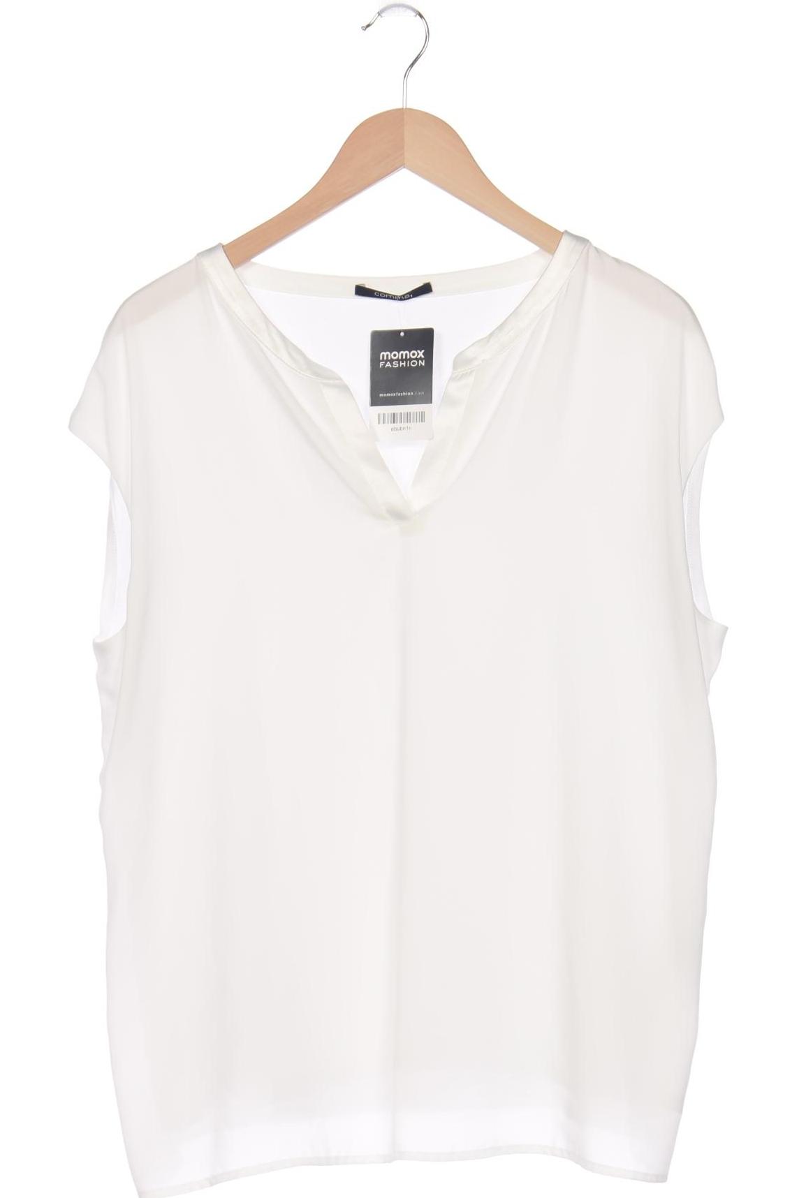 

Comma Damen T-Shirt, weiß, Gr. 46