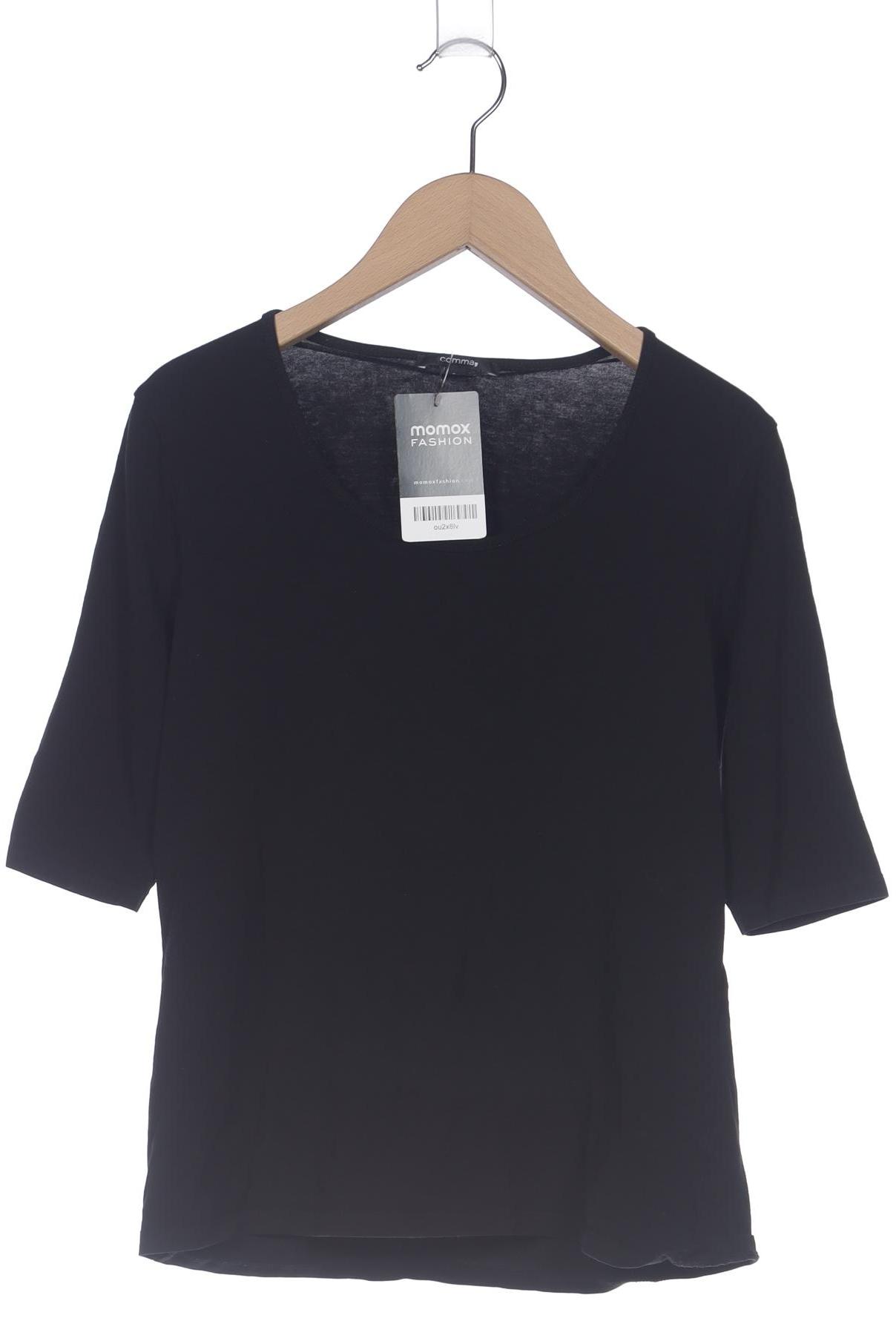 Thumbnail - Comma Damen T-Shirt, schwarz, Gr. 38