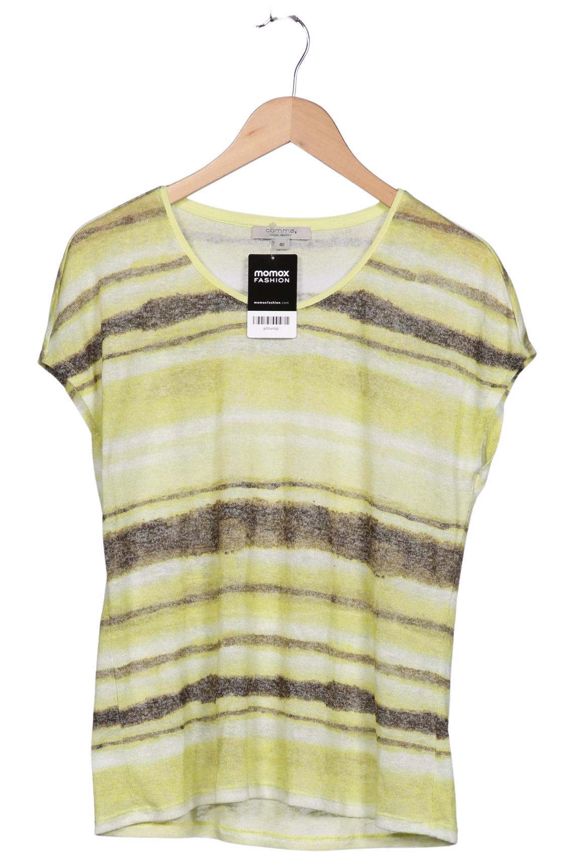 

Comma Damen T-Shirt, grün, Gr. 40