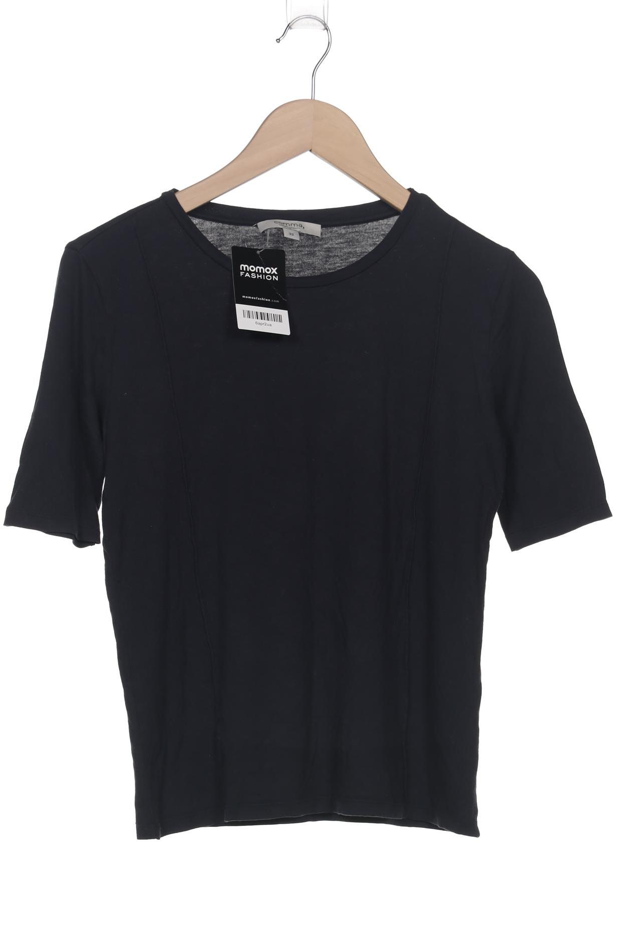 

Comma Damen T-Shirt, marineblau, Gr. 32