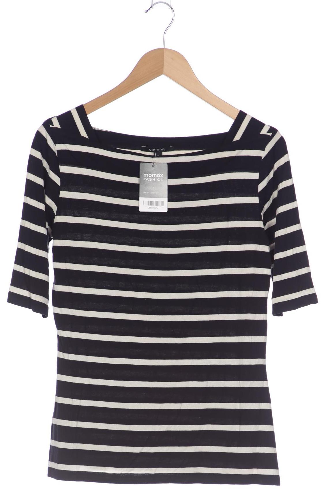 

Comma Damen T-Shirt, marineblau, Gr. 36