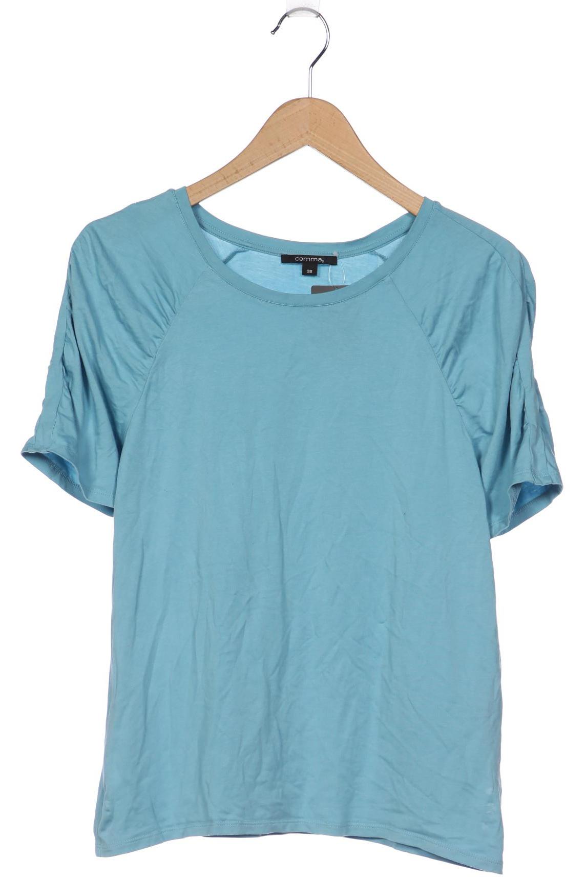 

Comma Damen T-Shirt, hellblau