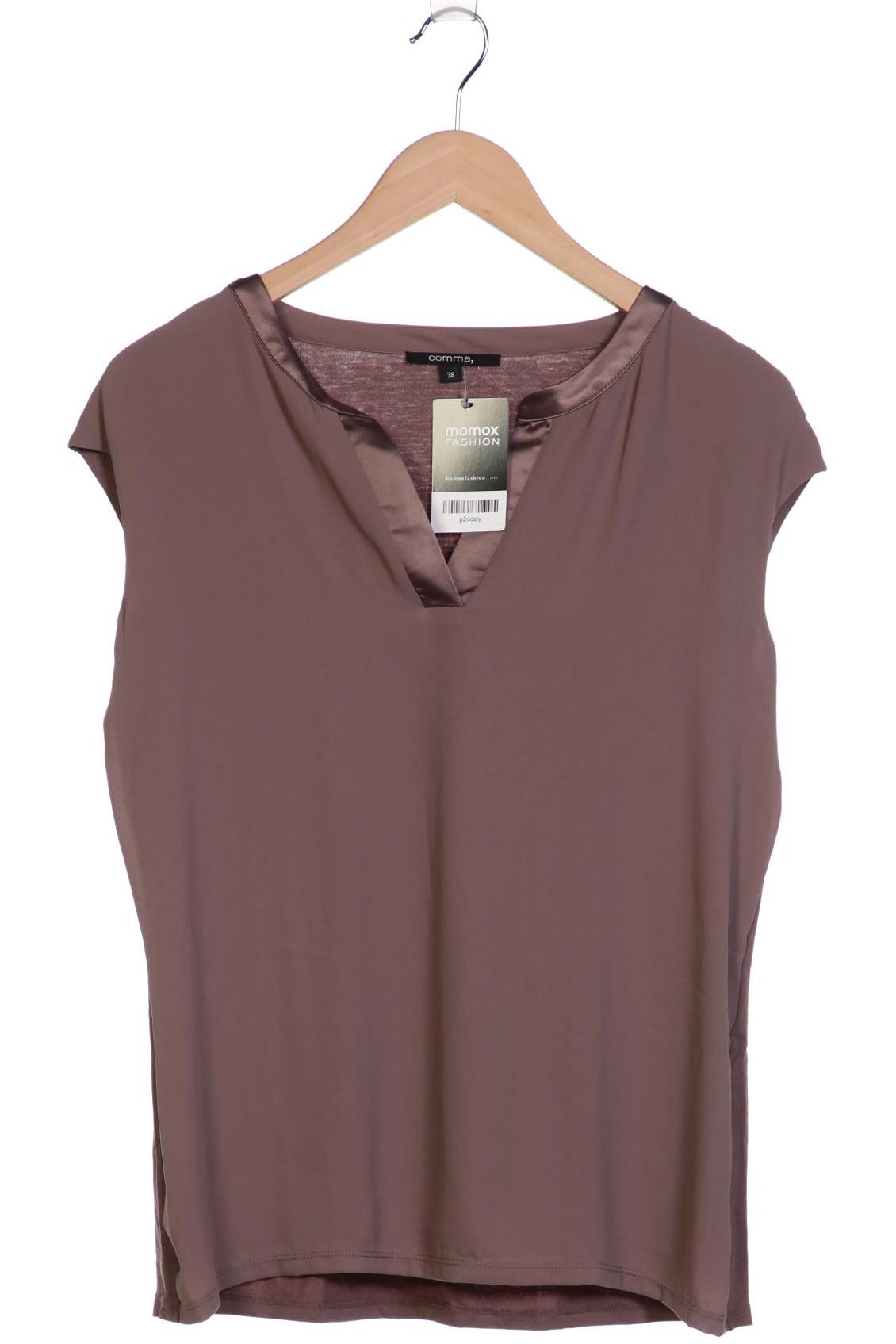 

Comma Damen T-Shirt, braun, Gr. 38