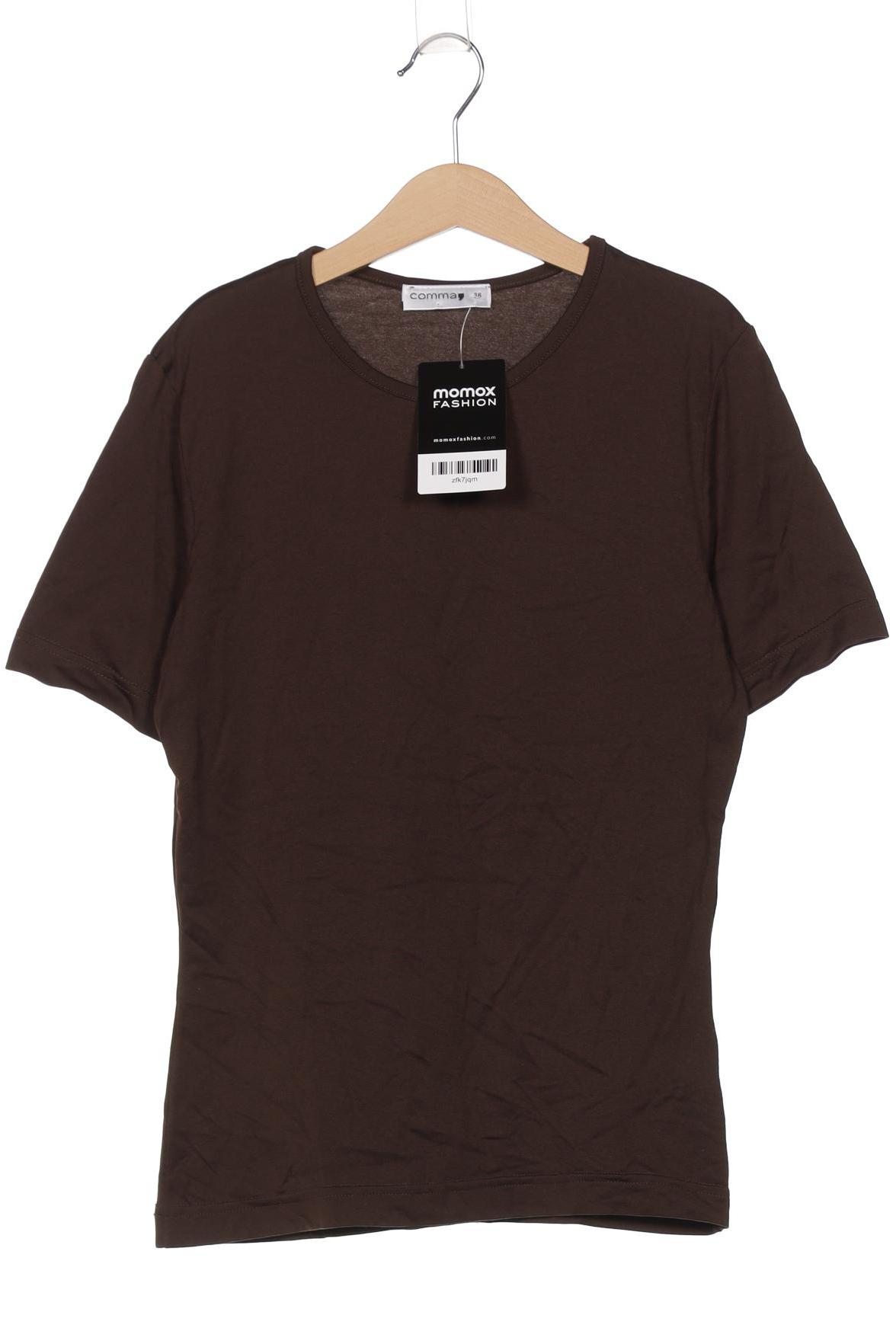 

Comma Damen T-Shirt, braun, Gr. 36