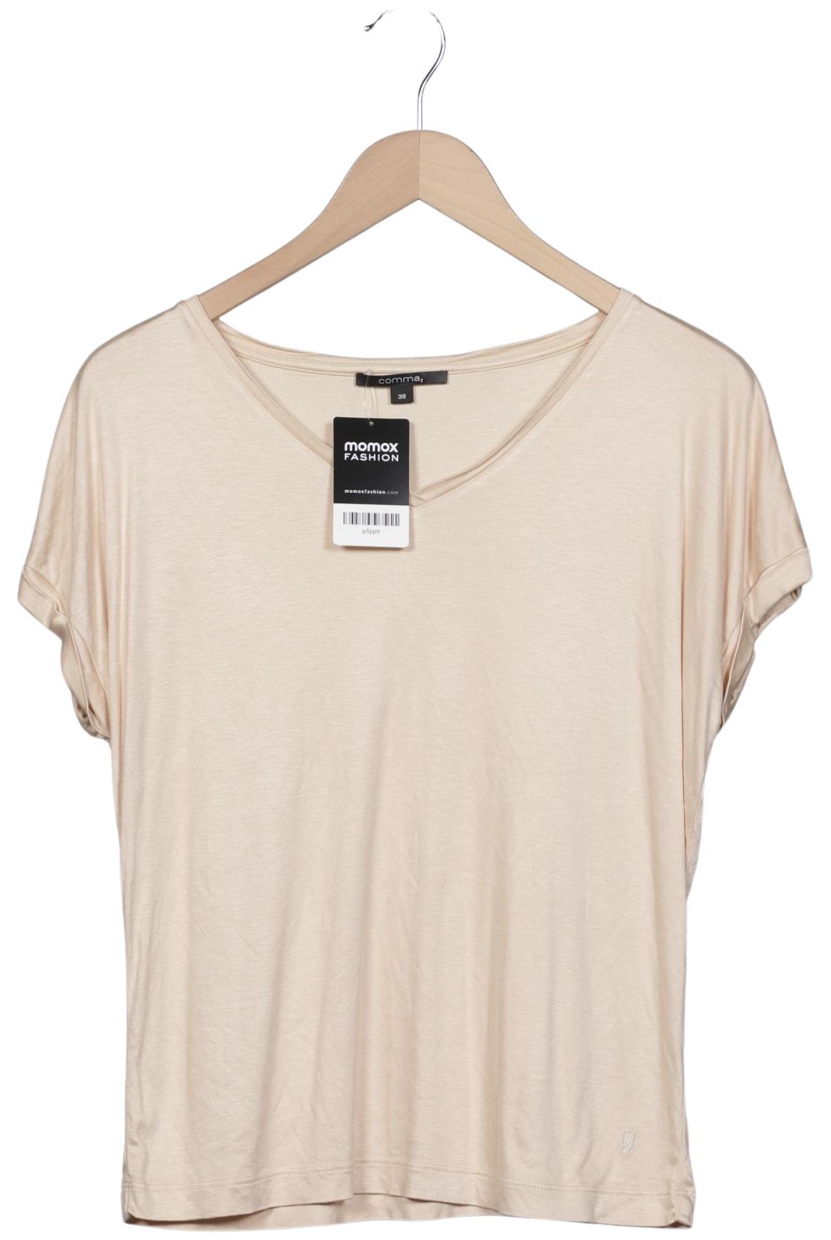 

Comma Damen T-Shirt, beige, Gr. 38
