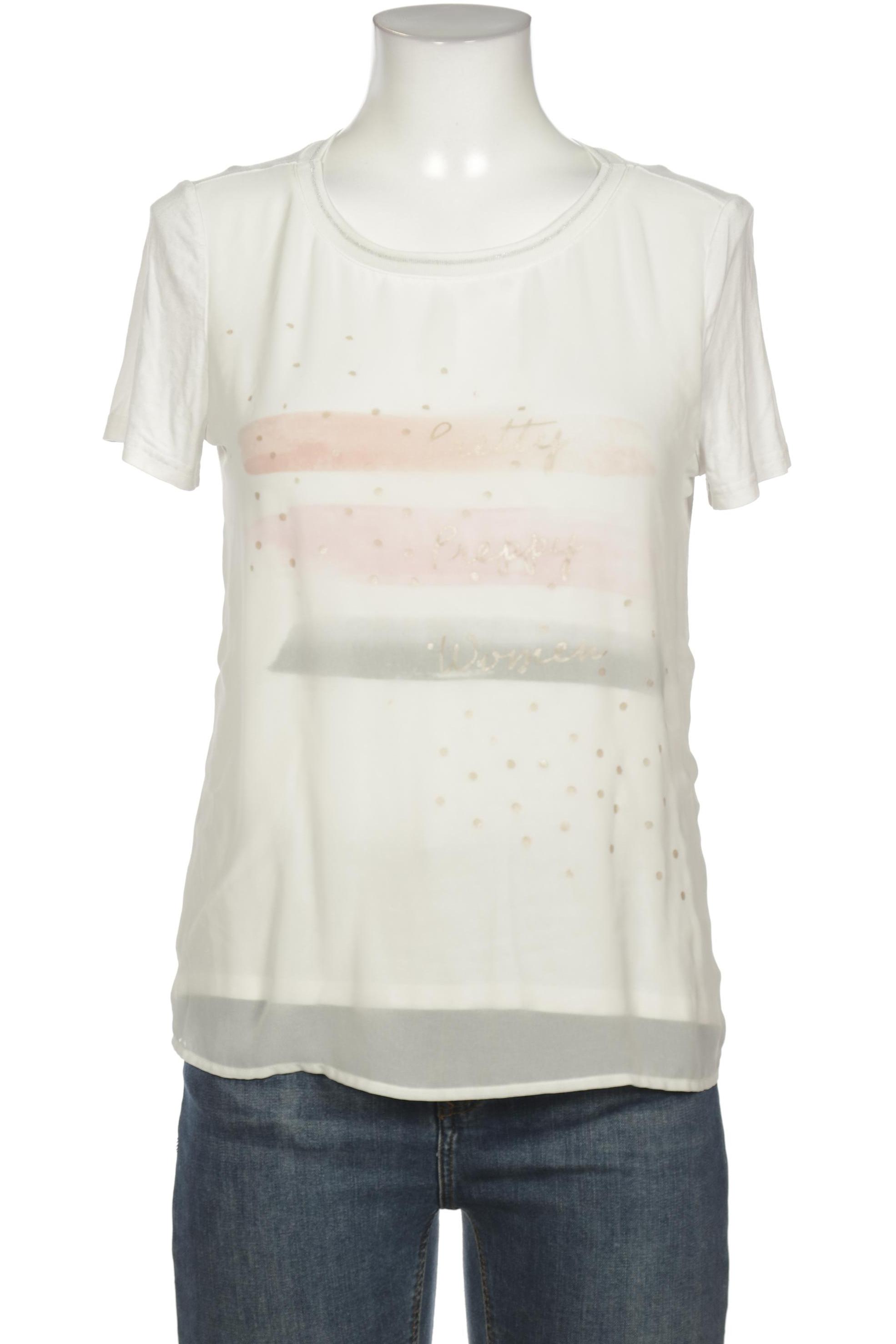 

Comma Damen T-Shirt, weiß