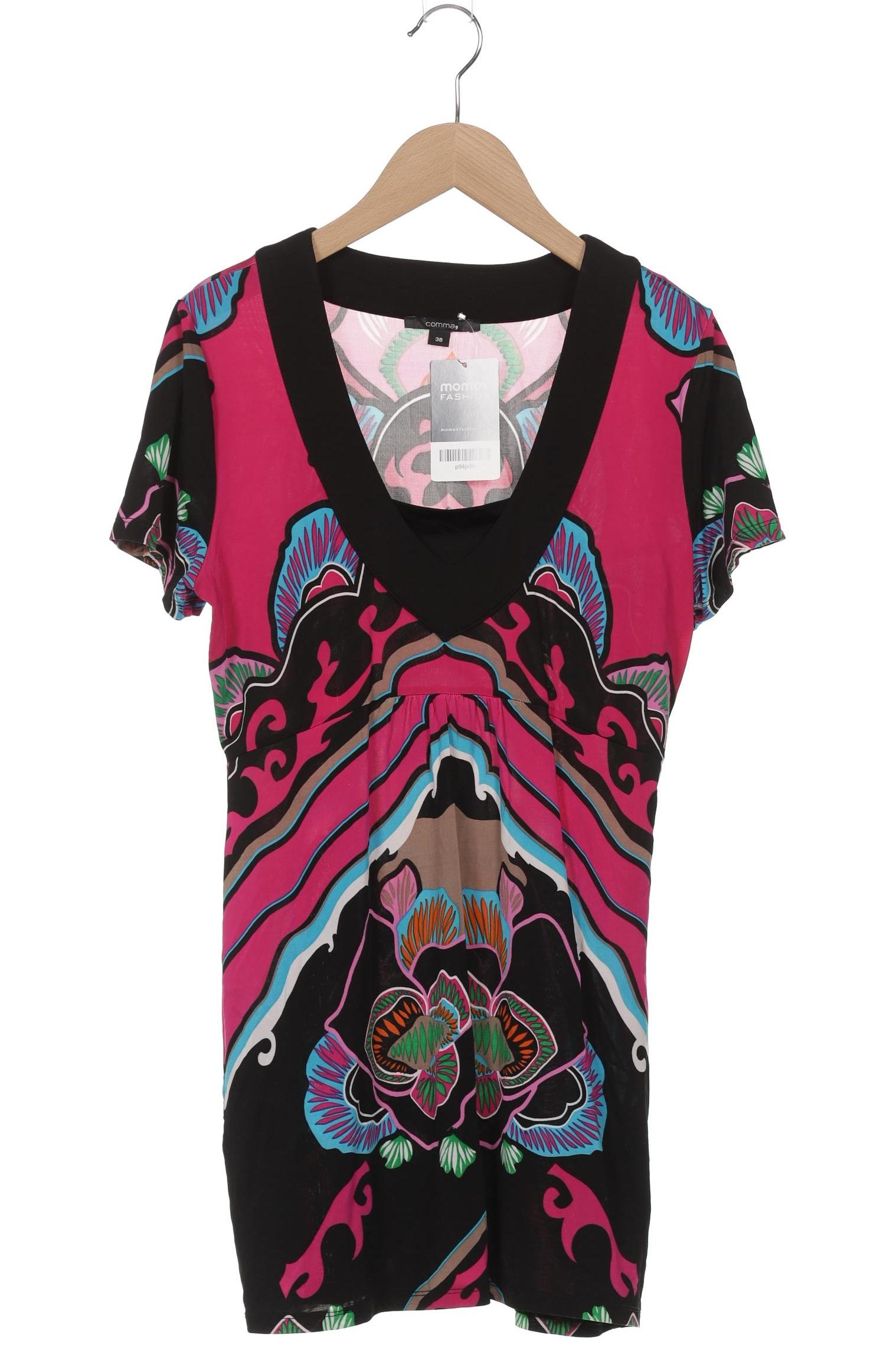

Comma Damen T-Shirt, mehrfarbig, Gr. 38