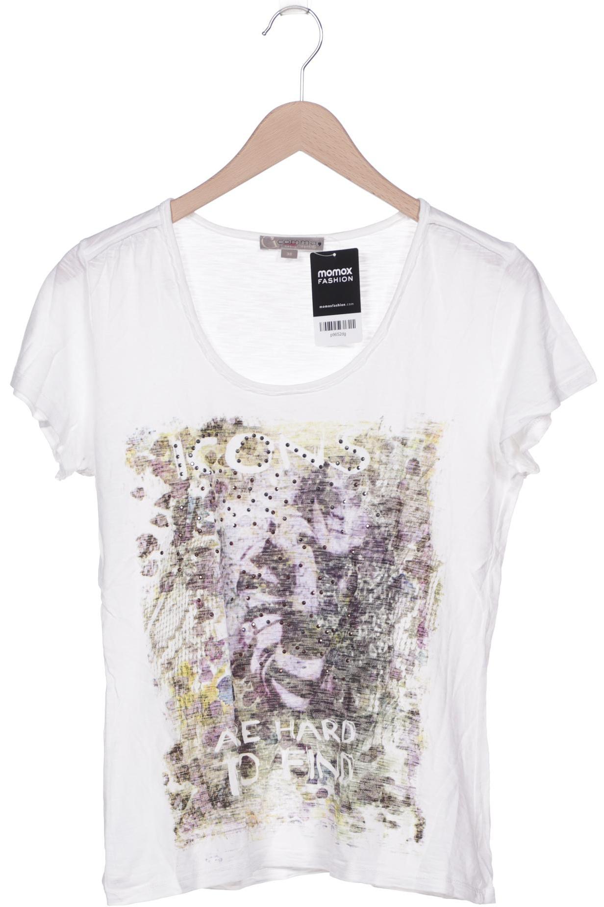 

Comma Damen T-Shirt, weiß