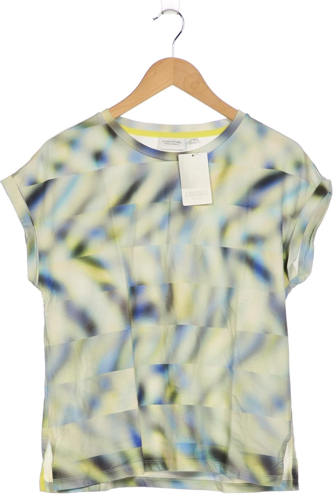 

Comma Damen T-Shirt, mehrfarbig, Gr. 40