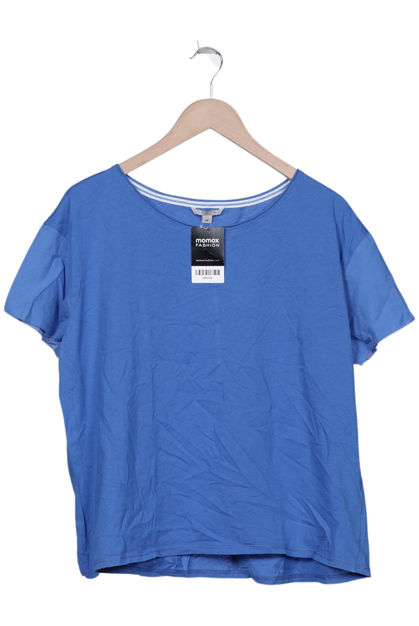 

Comma Damen T-Shirt, blau, Gr. 44