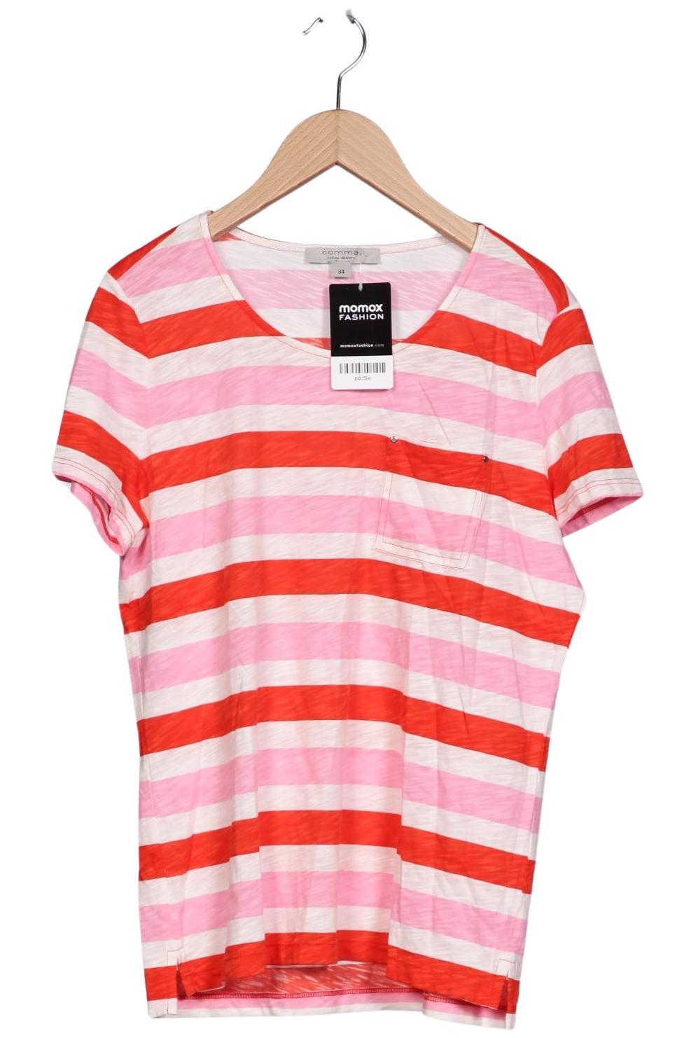 

Comma Damen T-Shirt, mehrfarbig, Gr. 34