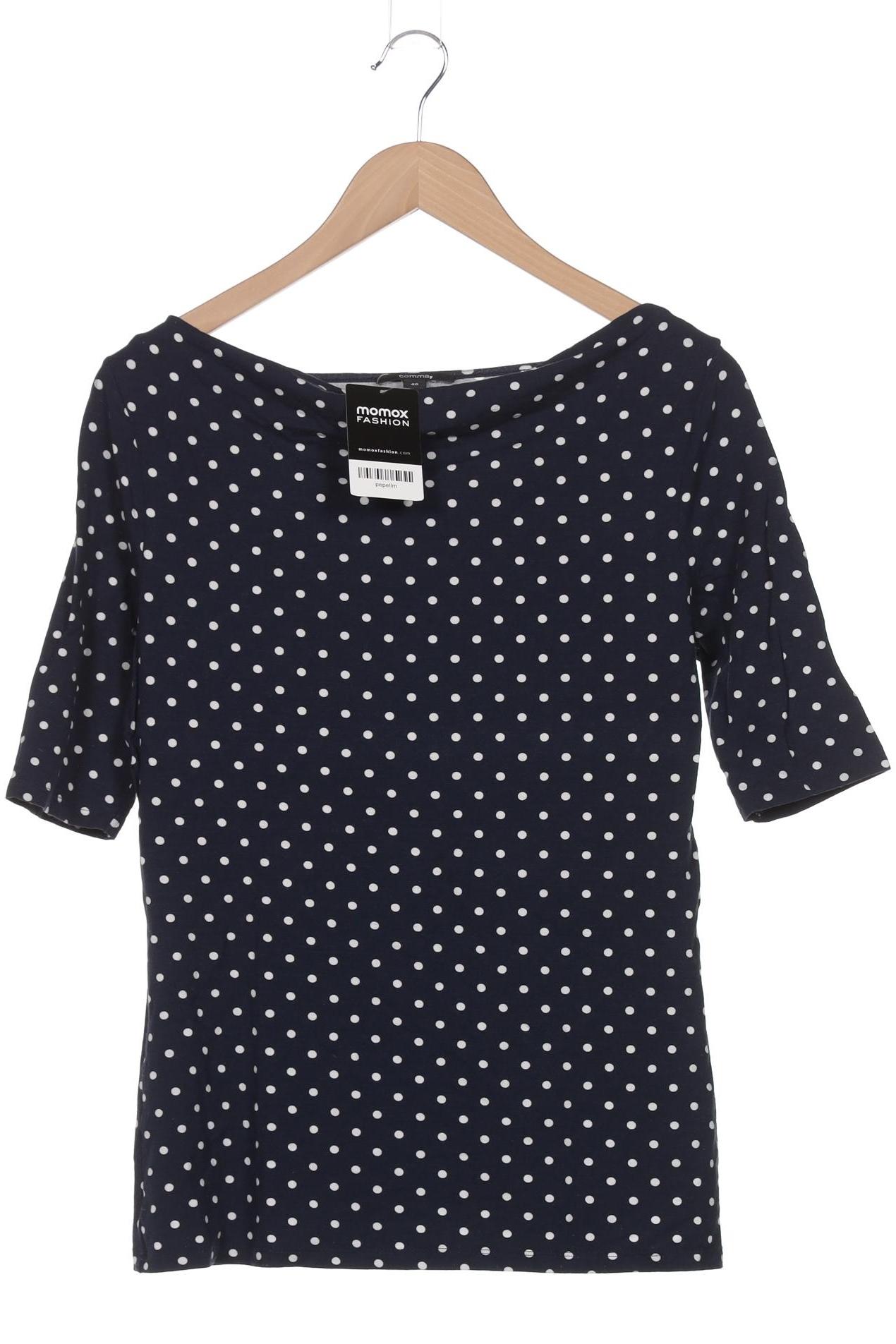 

Comma Damen T-Shirt, marineblau, Gr. 40