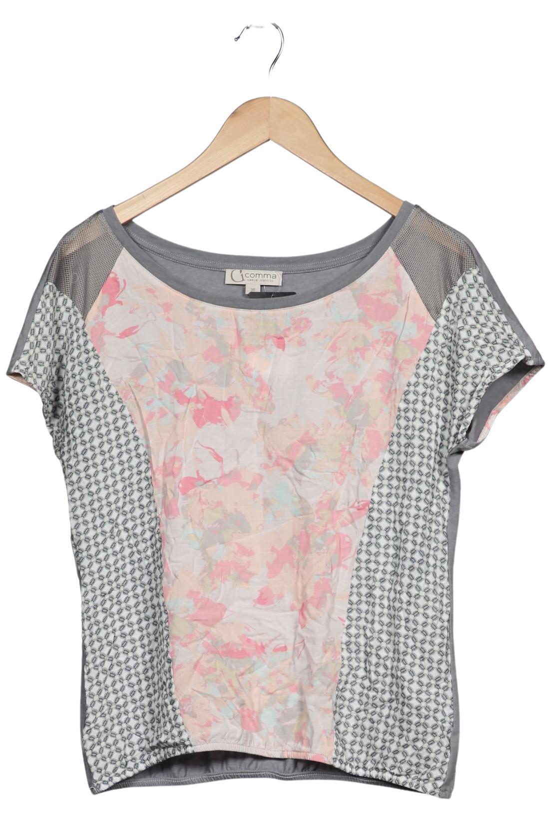 

Comma Damen T-Shirt, mehrfarbig, Gr. 38