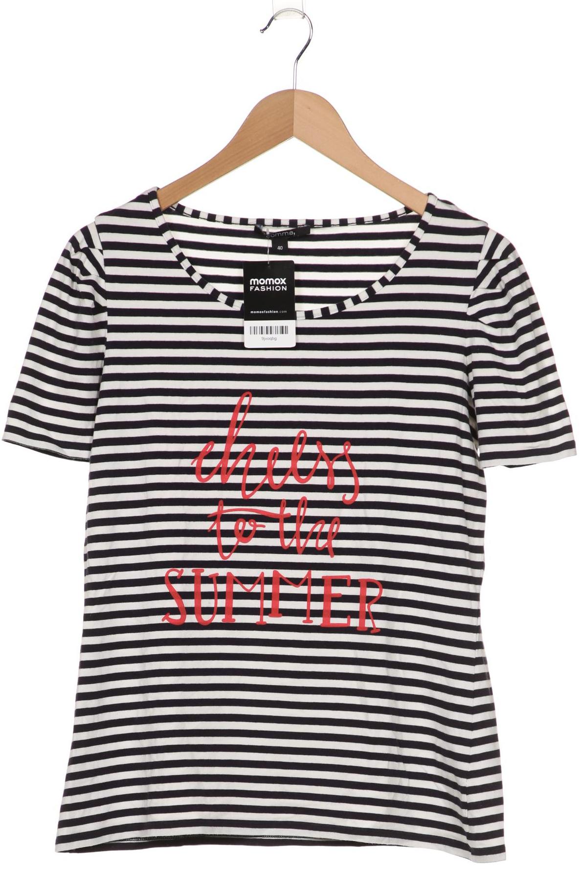

Comma Damen T-Shirt, marineblau